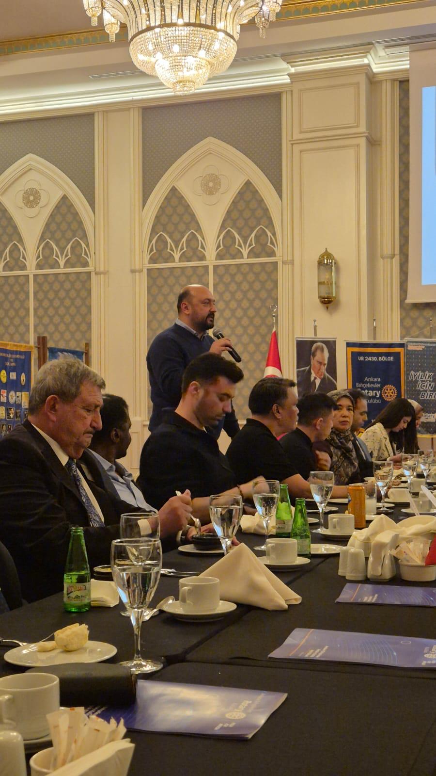 Rotary Barış Bursiyerleri ile Ortak Toplantı