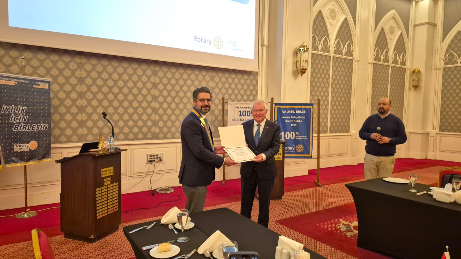 Rotary Barış Bursiyerleri ile Ortak Toplantı