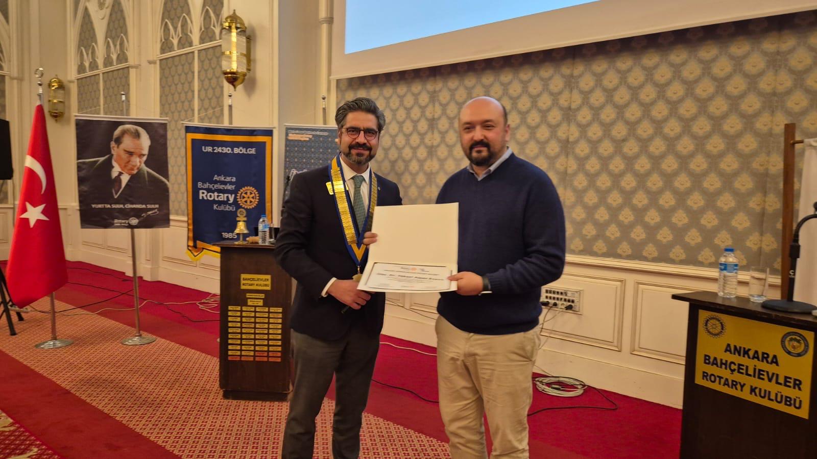 Rotary Barış Bursiyerleri ile Ortak Toplantı