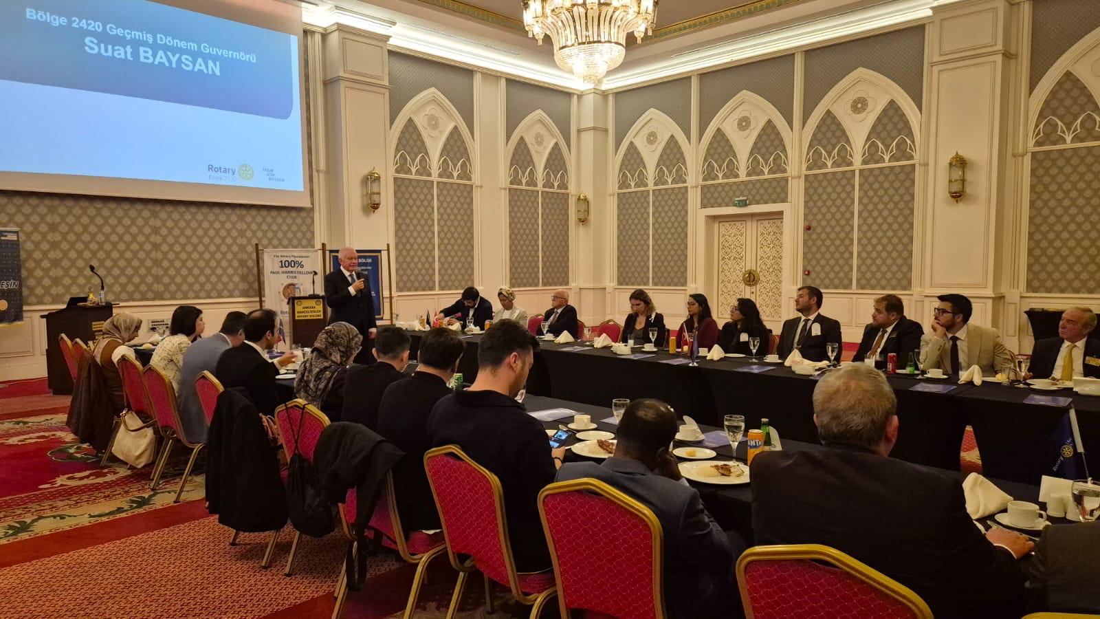 Rotary Barış Bursiyerleri ile Ortak Toplantı