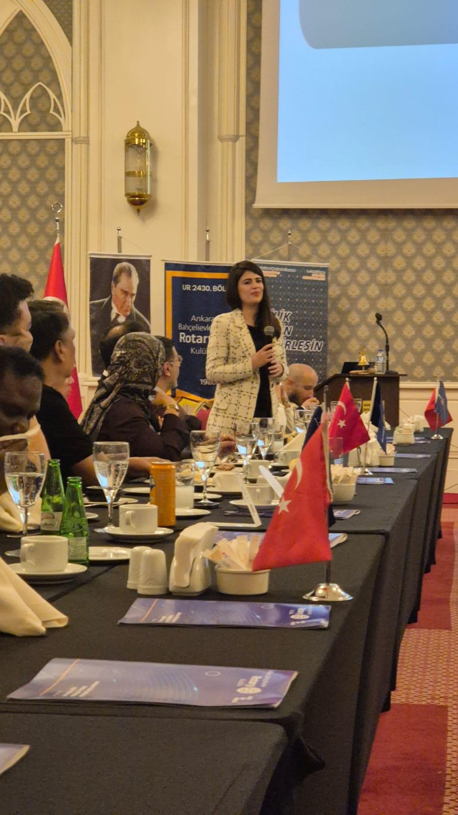 Rotary Barış Bursiyerleri ile Ortak Toplantı