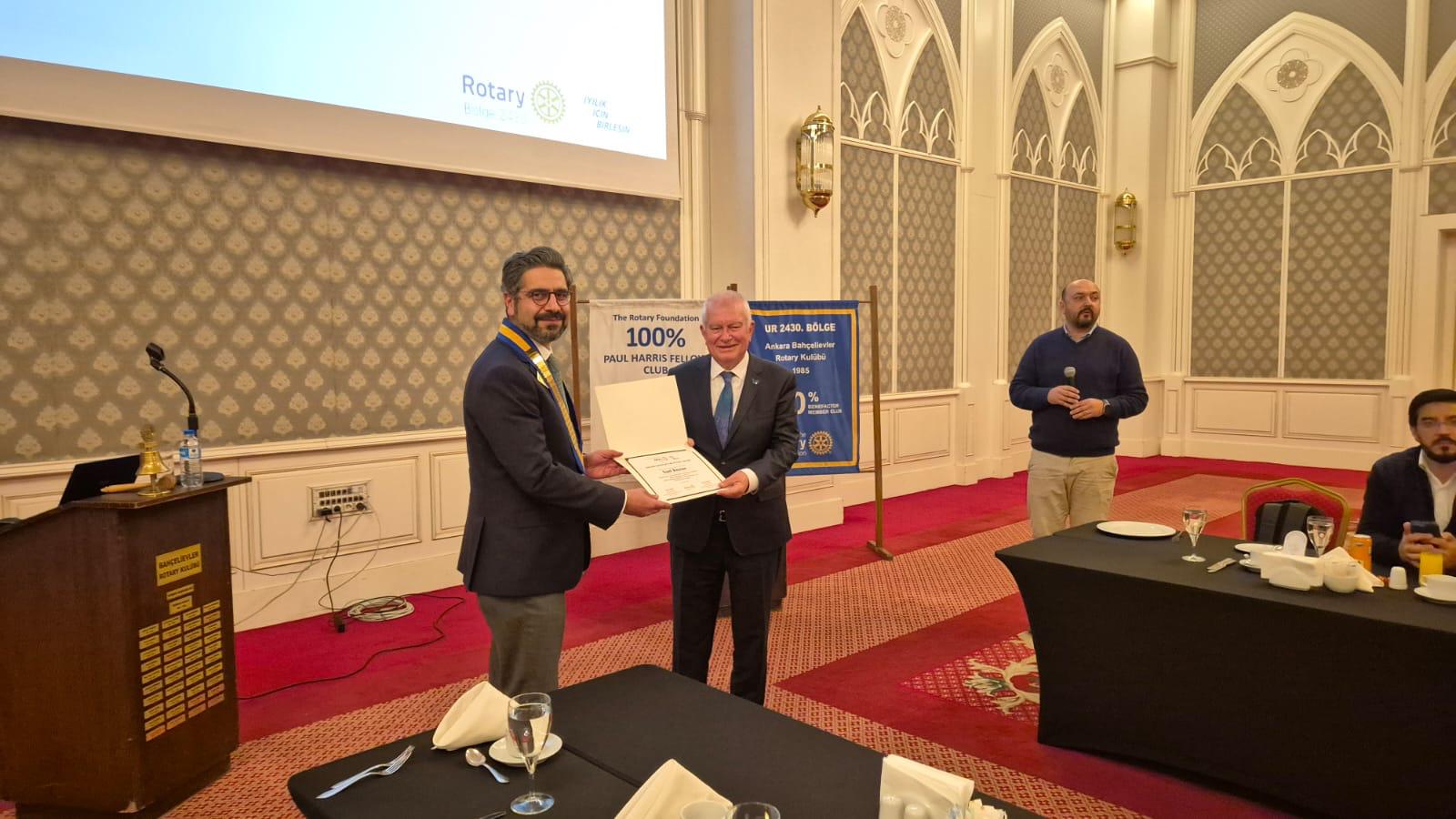 Rotary Barış Bursiyerleri ile Ortak Toplantı