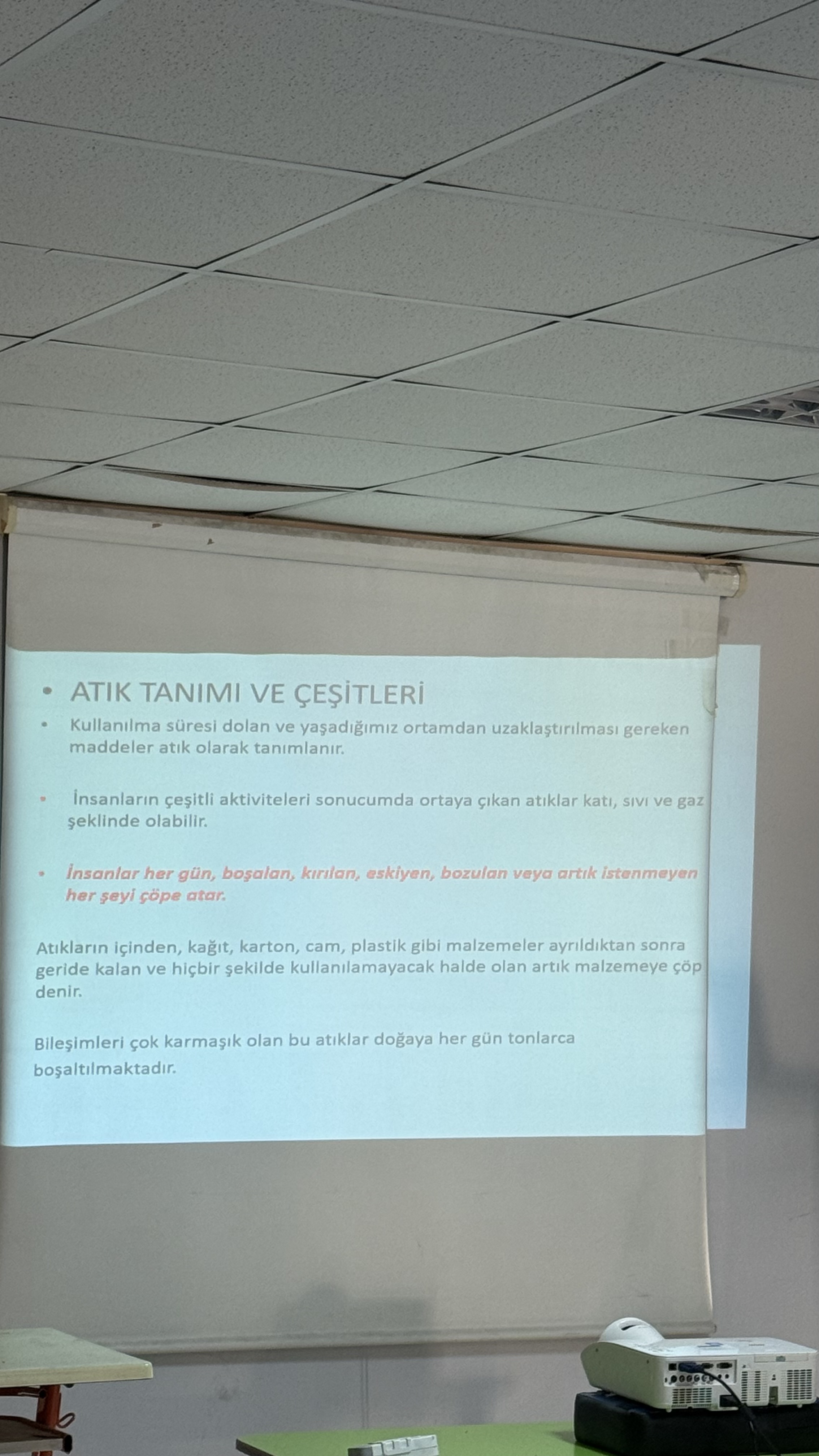 Atıkların Geri Dönüşümü ve Ekonomiye Kazandırmak için Farkındalık Toplantısı