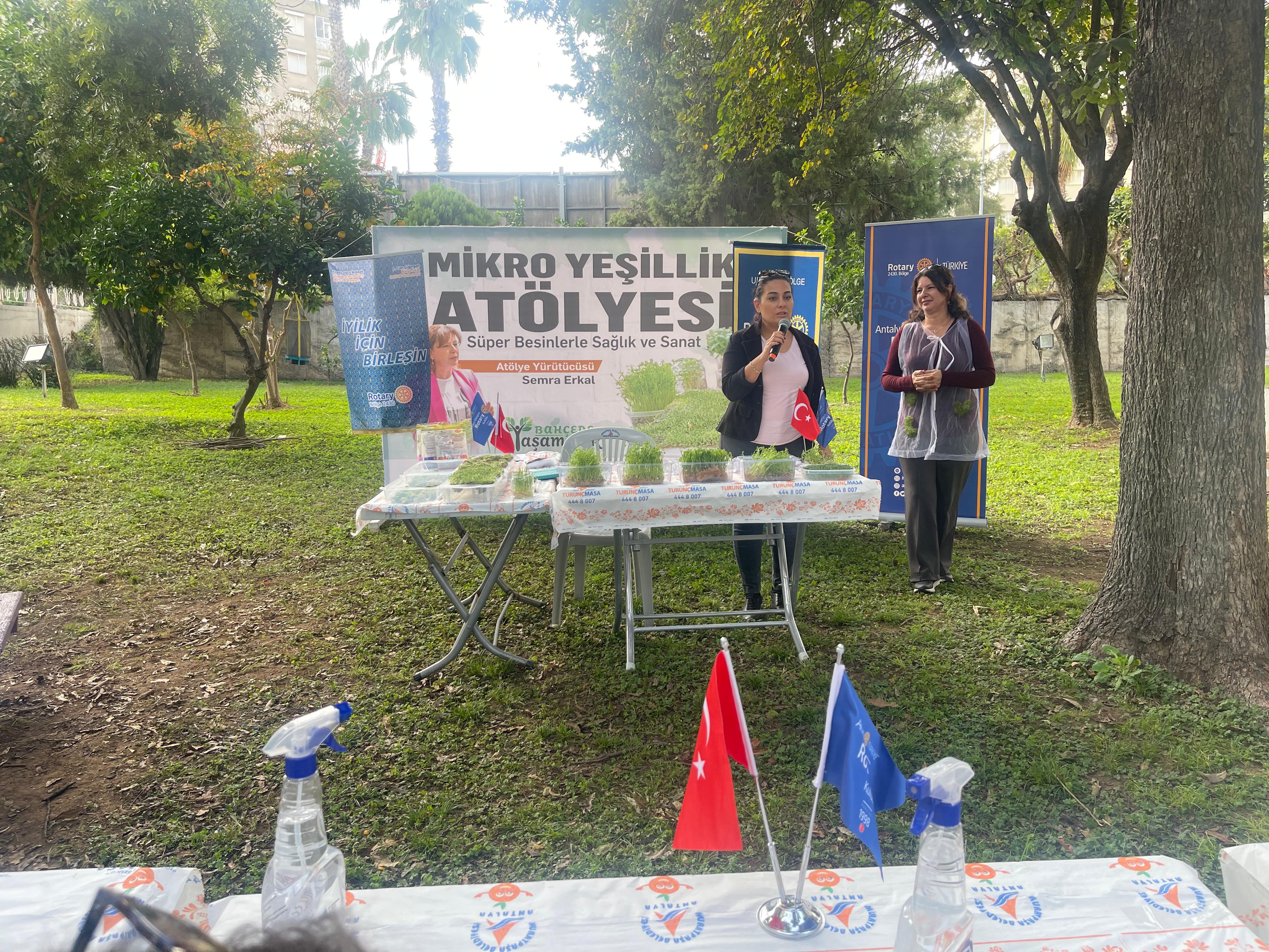 ANTALYA OLİMPOS RK VE MURATPAŞA BLD. ' MİKRO YEŞİLLİK ATÖLYESİ VE TADIMI'