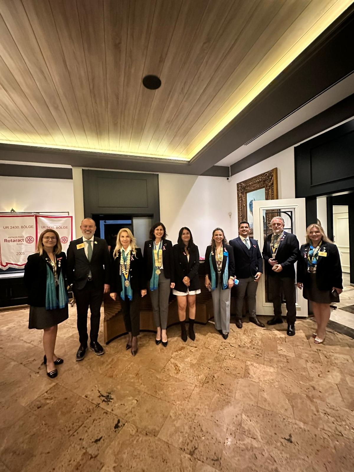 ANTALYA OLİMPOS RK ROTARCT KULÜPLERİ İLE TOPLANTILAR GERÇEKLEŞTİRDİ