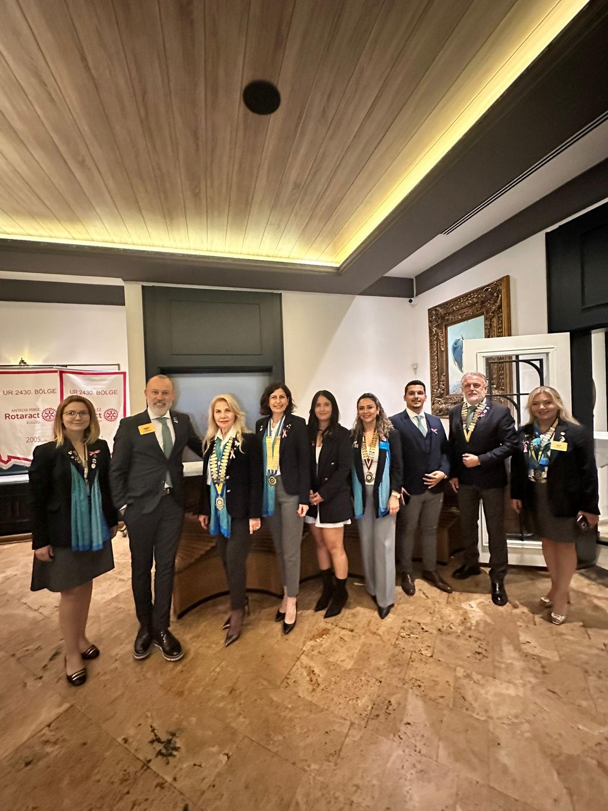 ANTALYA OLİMPOS RK ROTARCT KULÜPLERİ İLE TOPLANTILAR GERÇEKLEŞTİRDİ