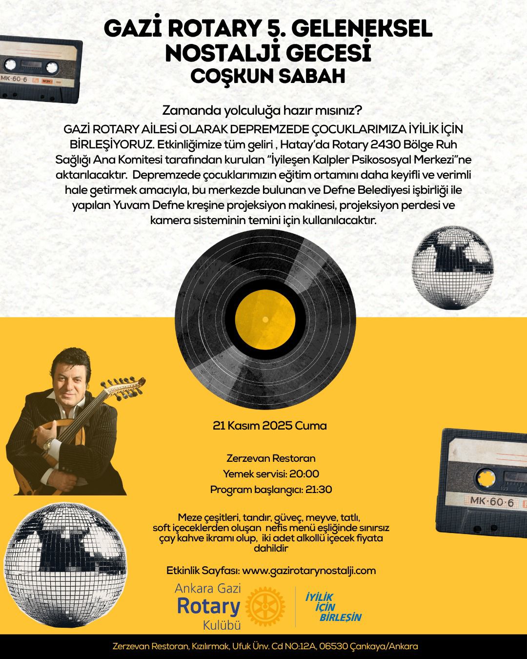 Gazi RK/Coşkun Sabah Konseri- Askıda bilet