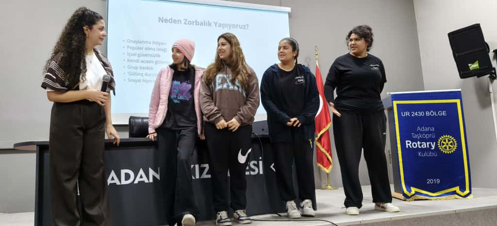 Adana Taşköprü Rotary Kulübü Çocuk Hakları ve Akran Zorbalığı Projesi