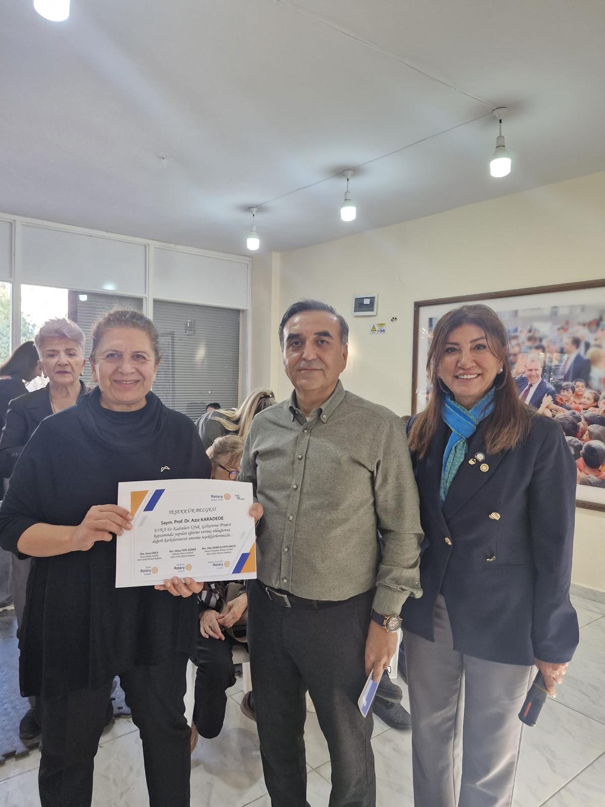 Akdeniz Rotary Kulübü EVKA Projesi