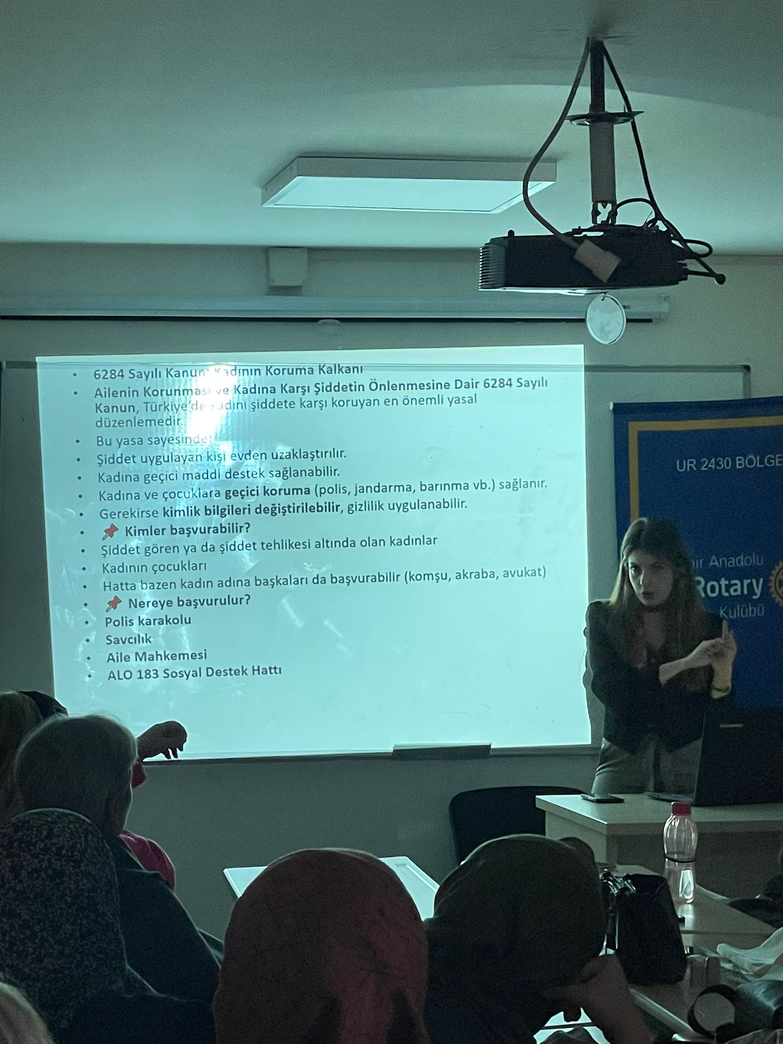 KADINA YÖNELİK ŞİDDETLE MÜCADELE SEMİNERİ