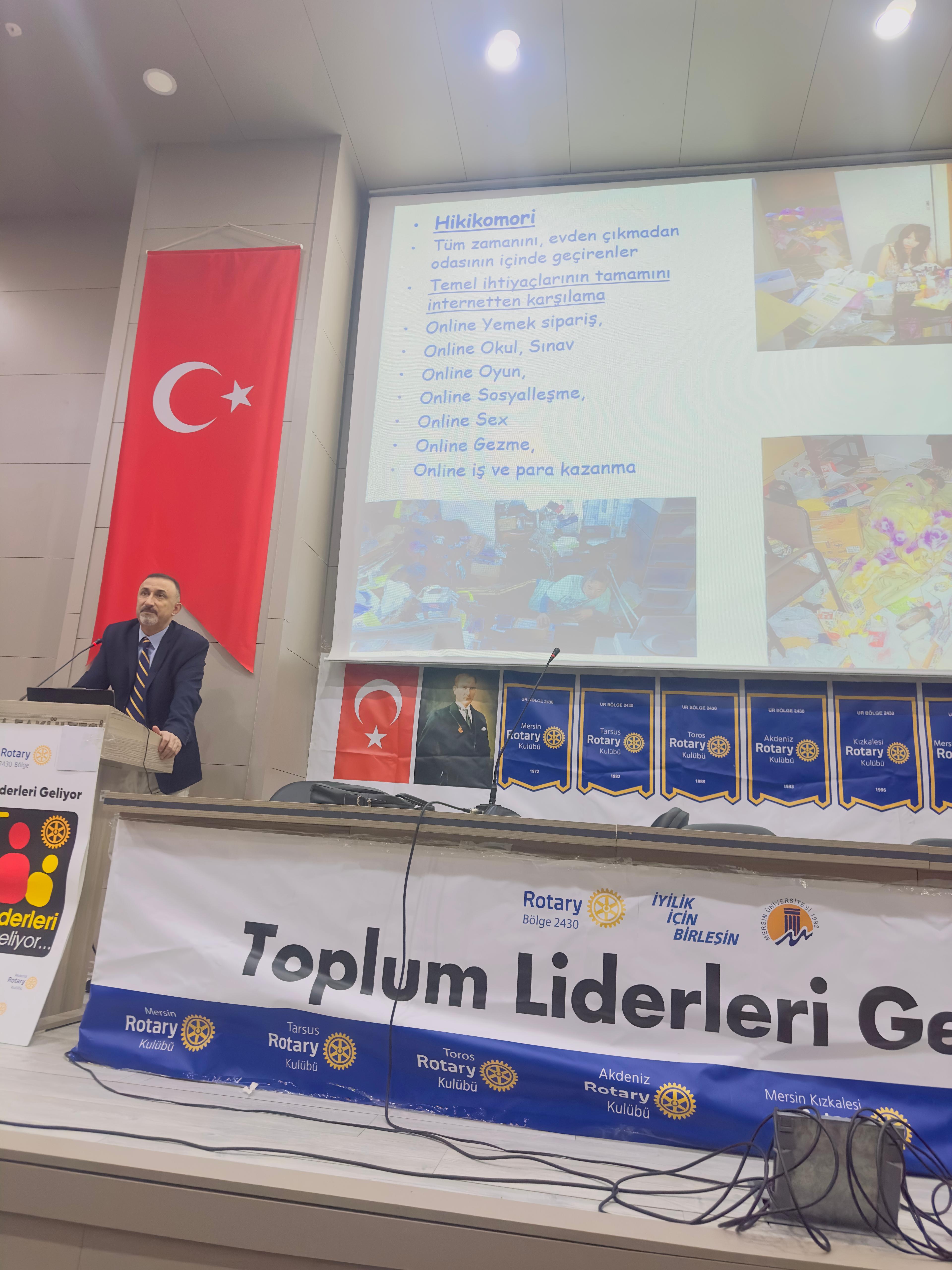 Akdeniz Rotary Kulübü Teknoloji Bağımlılığı SemineriProjesi