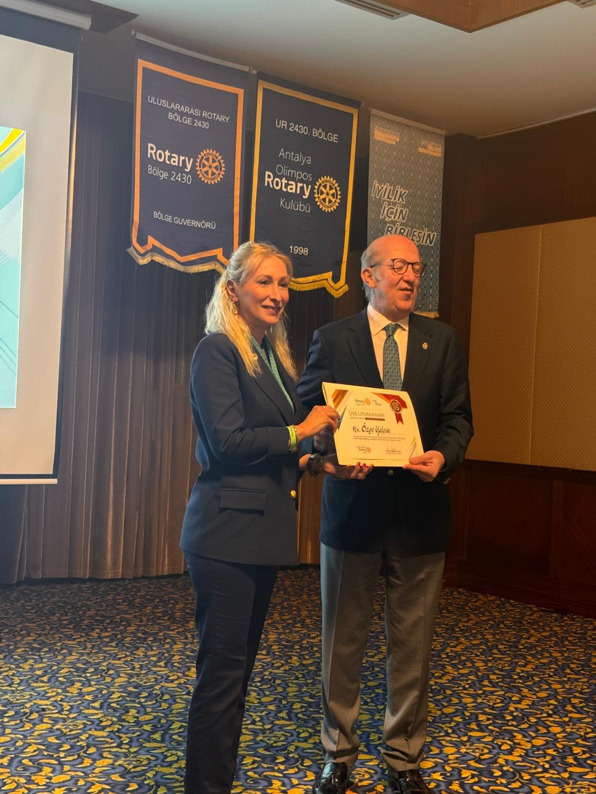 ANTALYA OLİMPOS RK ÜYELERİNİN ROTARY BİLGİLERİ BİLGİLENDİRME TOPLANTILARINA KATILIMI