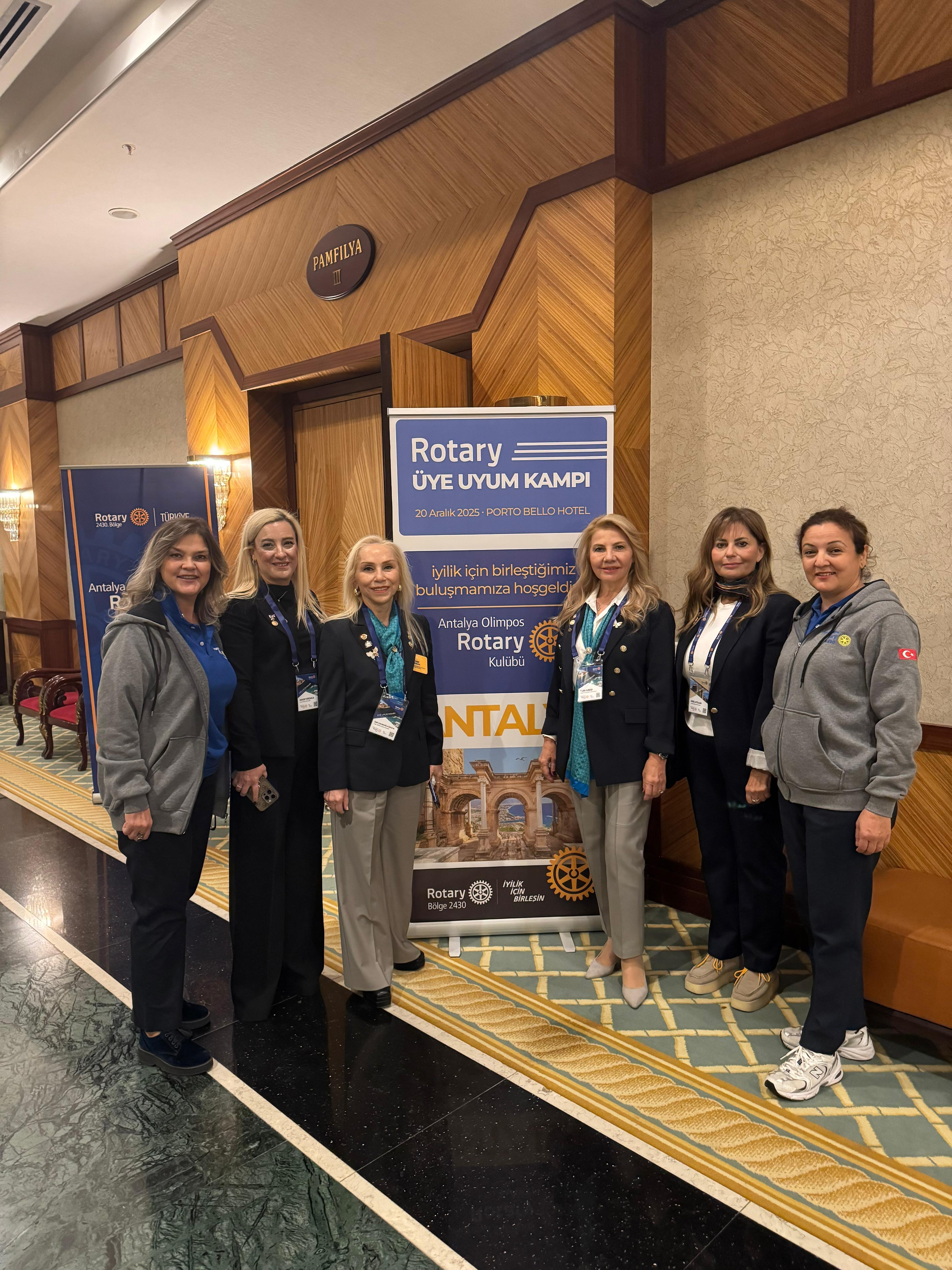 ANTALYA OLİMPOS RK ÜYELERİNİN ROTARY BİLGİLERİ BİLGİLENDİRME TOPLANTILARINA KATILIMI