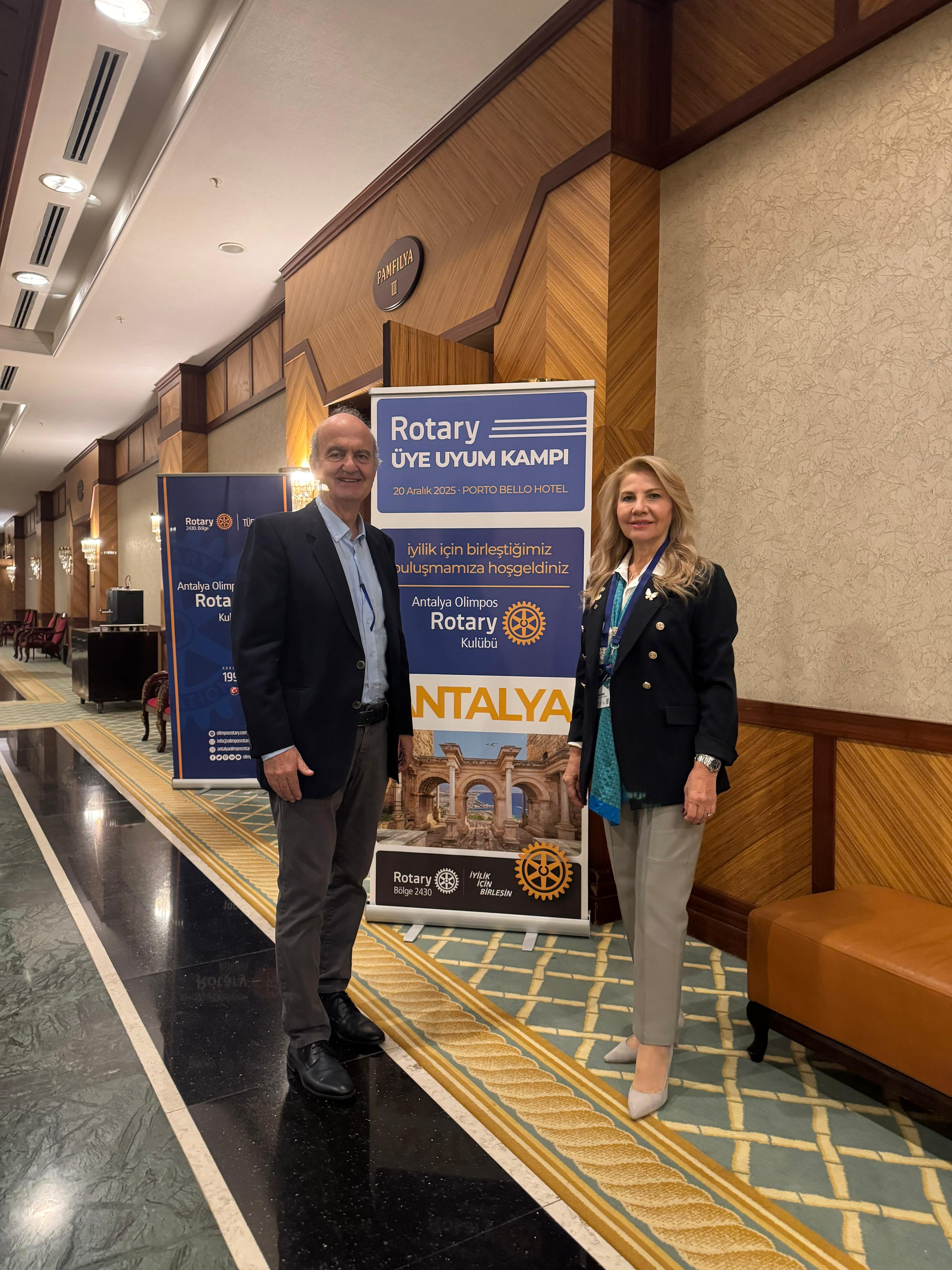 ANTALYA OLİMPOS RK ÜYELERİNİN ROTARY BİLGİLERİ BİLGİLENDİRME TOPLANTILARINA KATILIMI