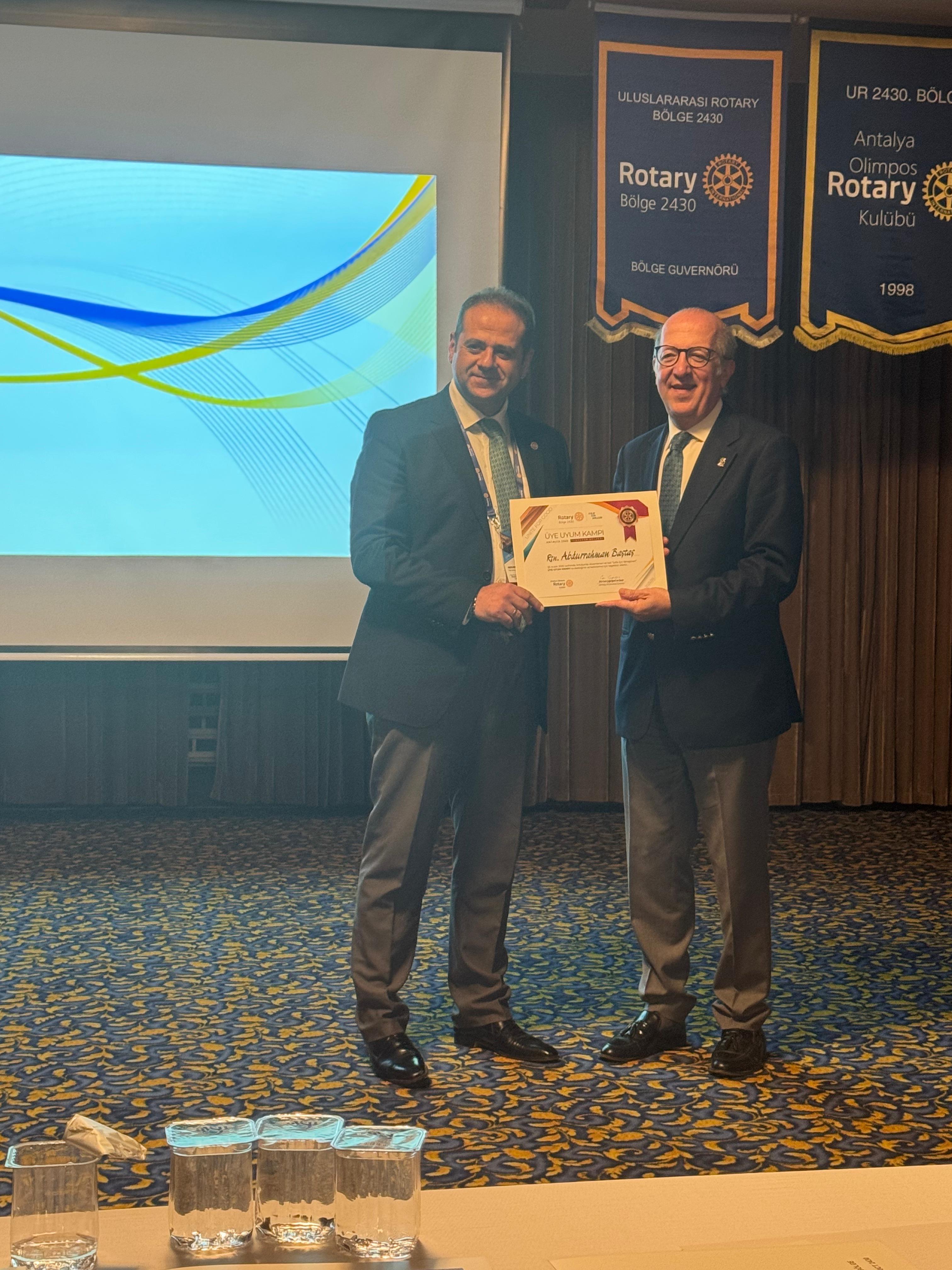ANTALYA OLİMPOS RK ÜYELERİNİN ROTARY BİLGİLERİ BİLGİLENDİRME TOPLANTILARINA KATILIMI