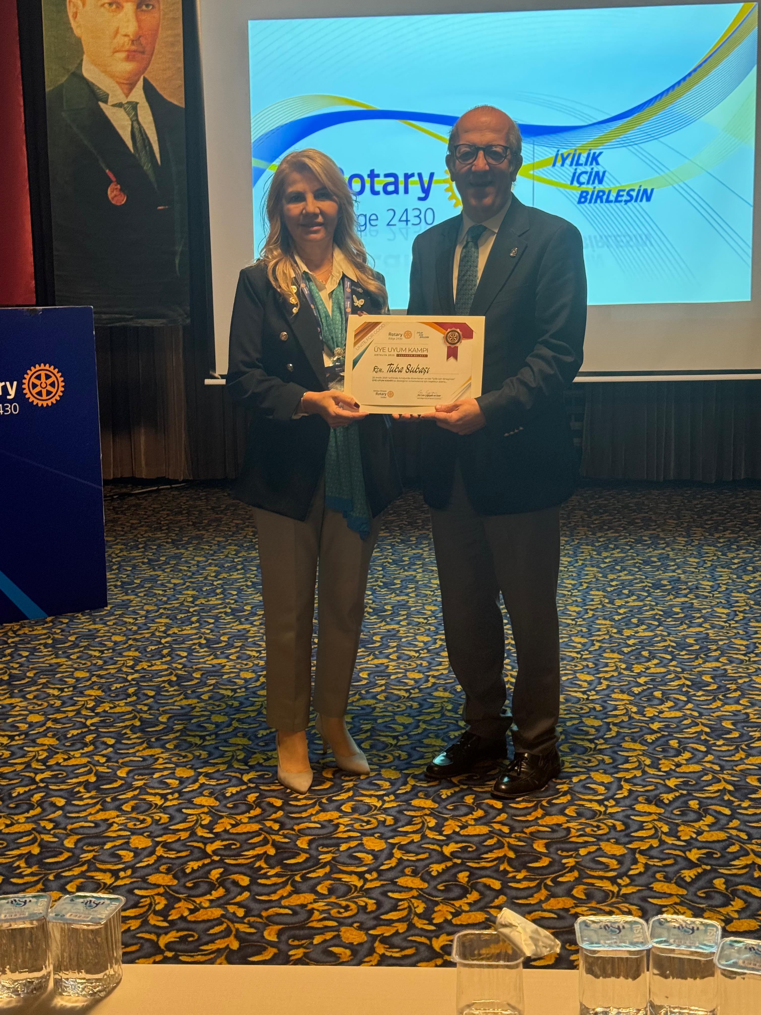 ANTALYA OLİMPOS RK ÜYELERİNİN ROTARY BİLGİLERİ BİLGİLENDİRME TOPLANTILARINA KATILIMI