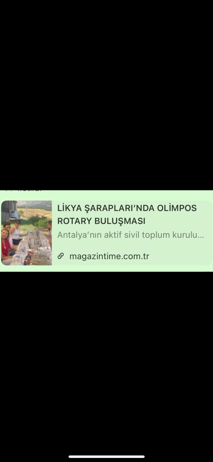 ANTALYA OLİMPOS RK TOPLUM HİZMETLERİ PROJELERİNİN BASIN HABERLERİ