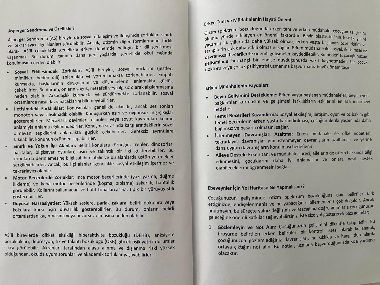 ANTALYA OLİMPOS RK OTİZM FARKINDALIK PROJESİ