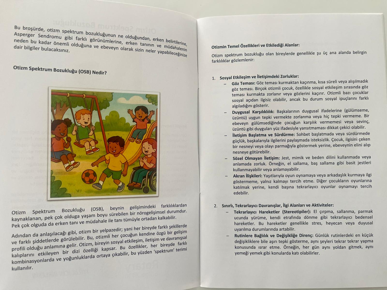 ANTALYA OLİMPOS RK OTİZM FARKINDALIK PROJESİ