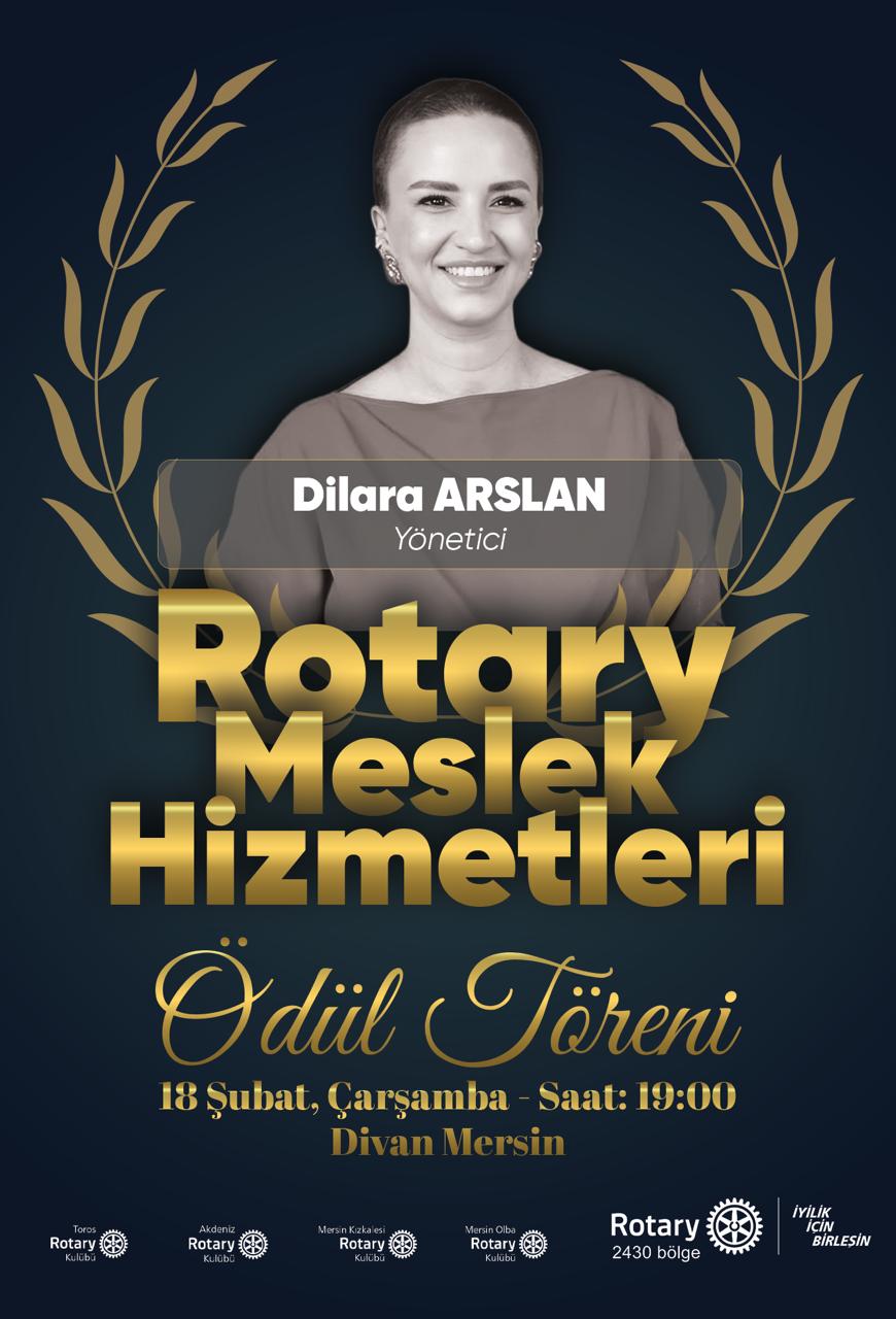 Akdeniz Rotary Kulübü Meslek Teşvik Ödül Töreni