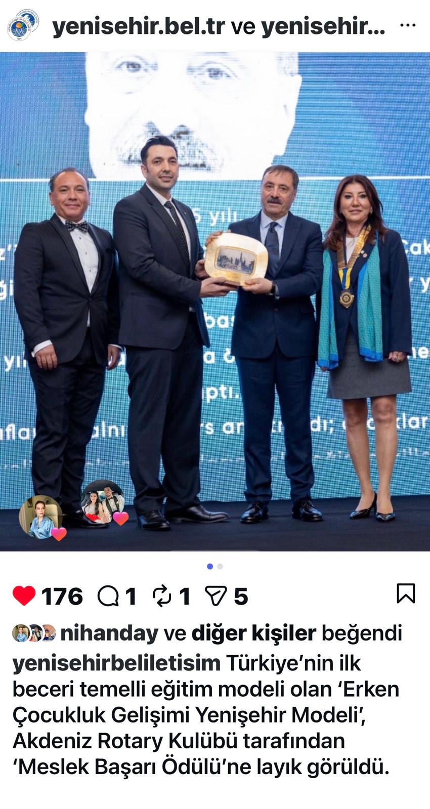 Akdeniz Rotary Kulübü Meslek Hizmetleri Ödül Töreninin KANAL33 TV de Canlı Yayınlanması