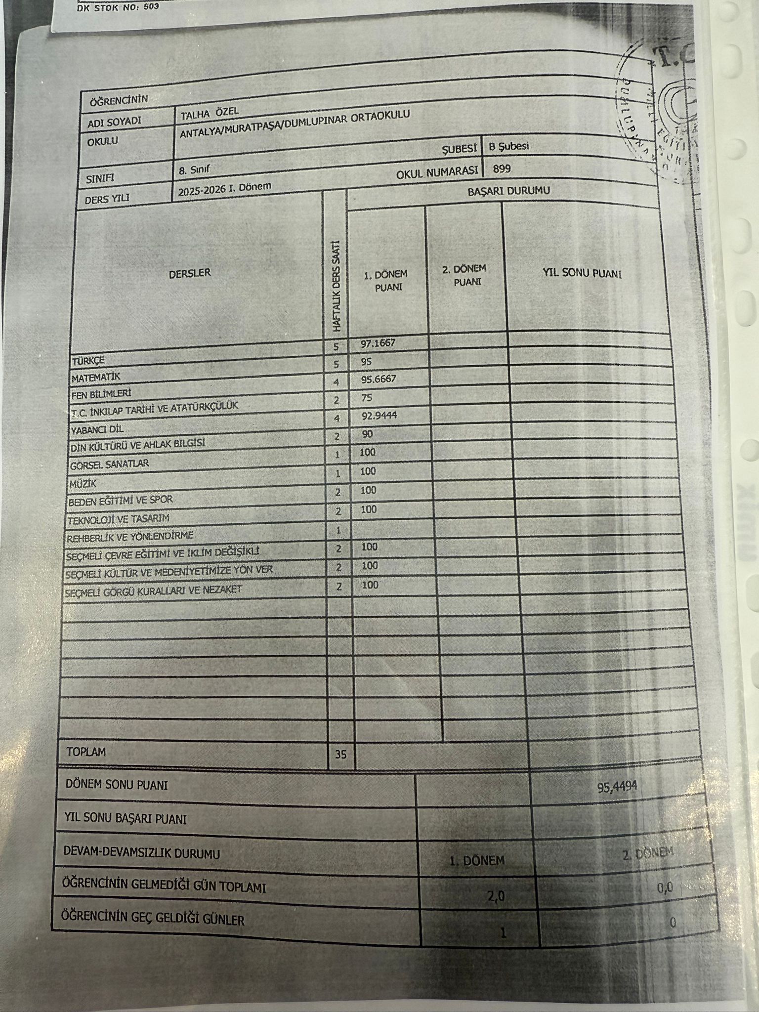 Bir fidan Yetiştiriyoruz