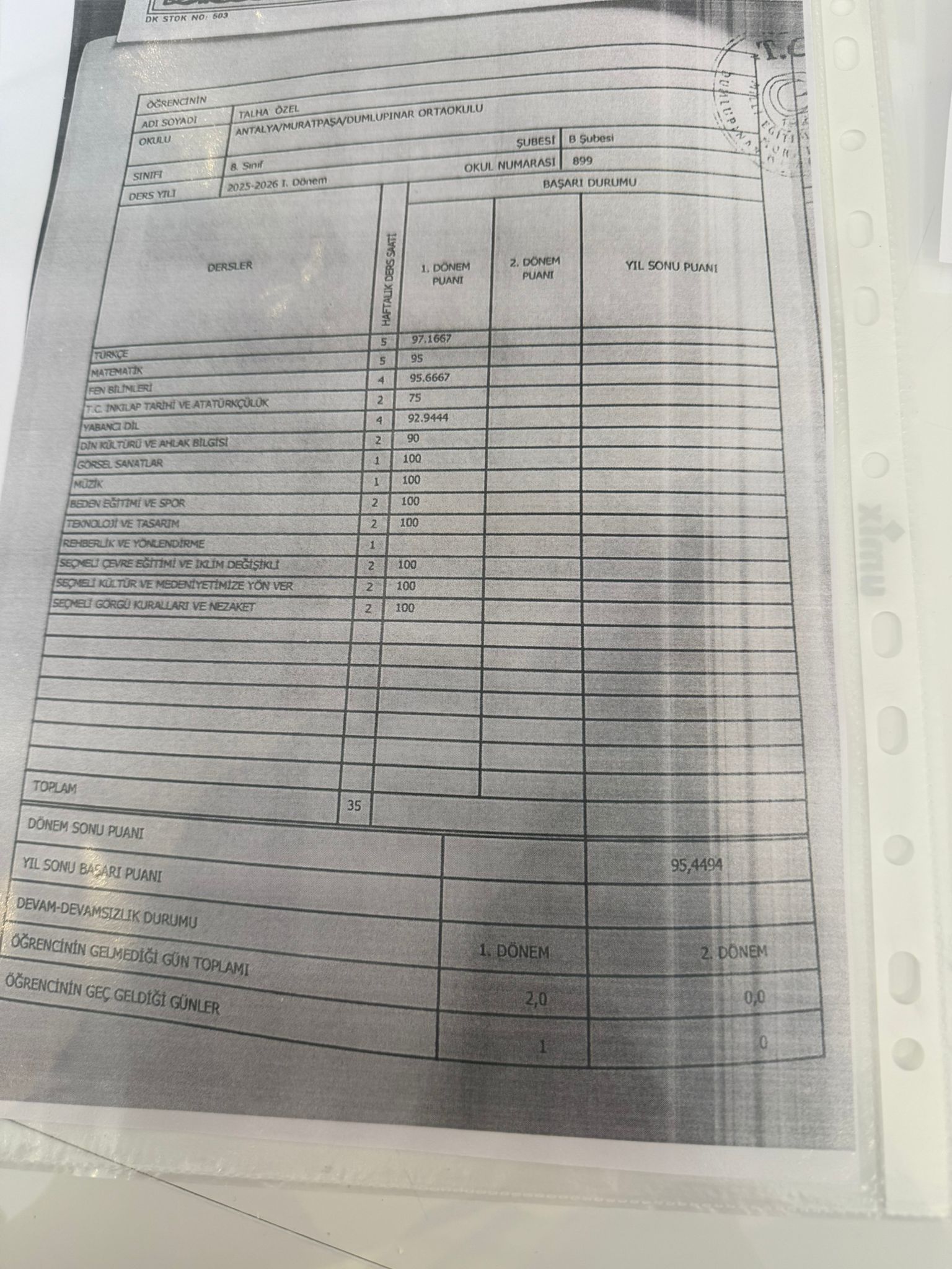 Bir fidan Yetiştiriyoruz