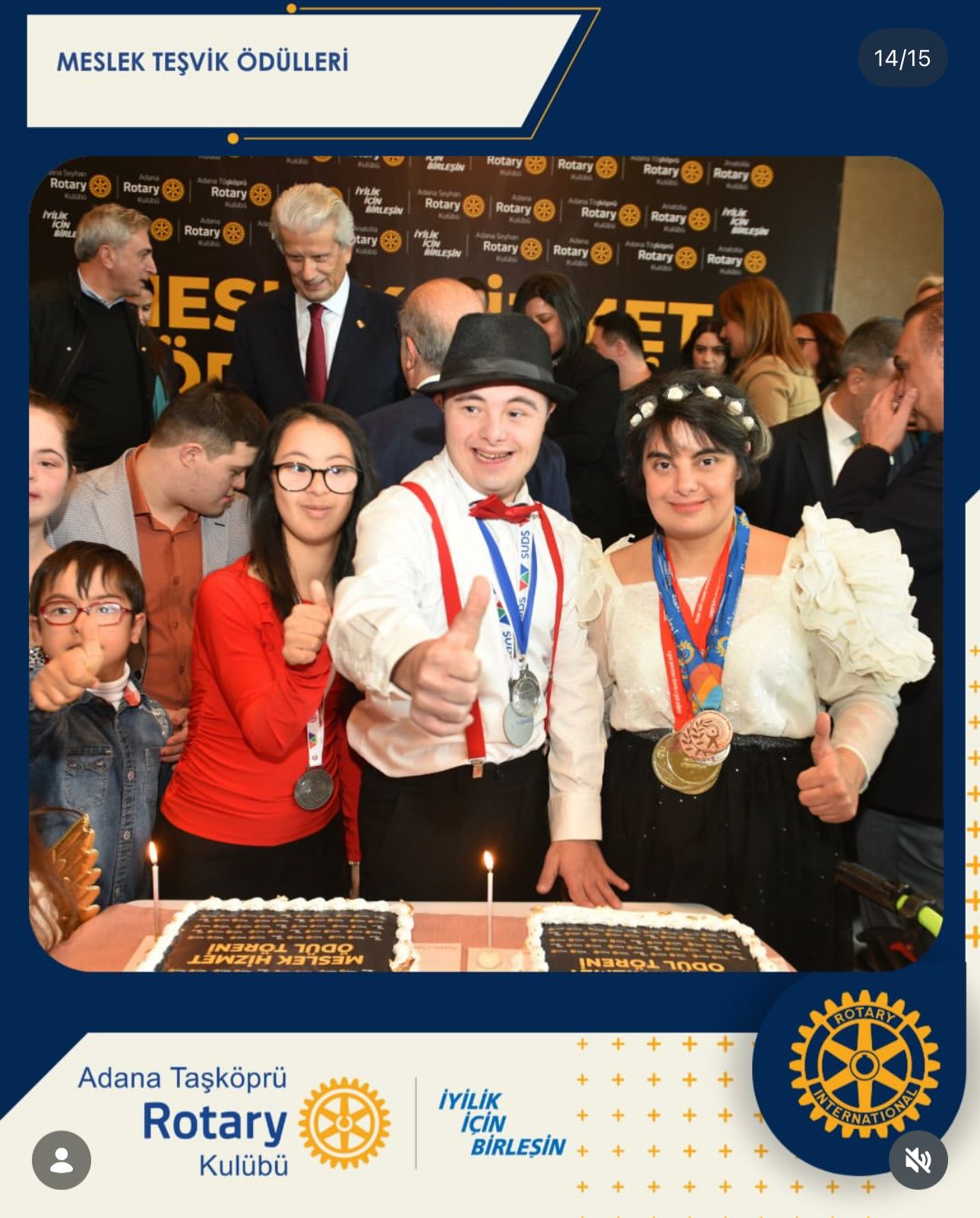 Adana Taşköprü Rotary Kulübü Meslek Hizmet Ödülleri