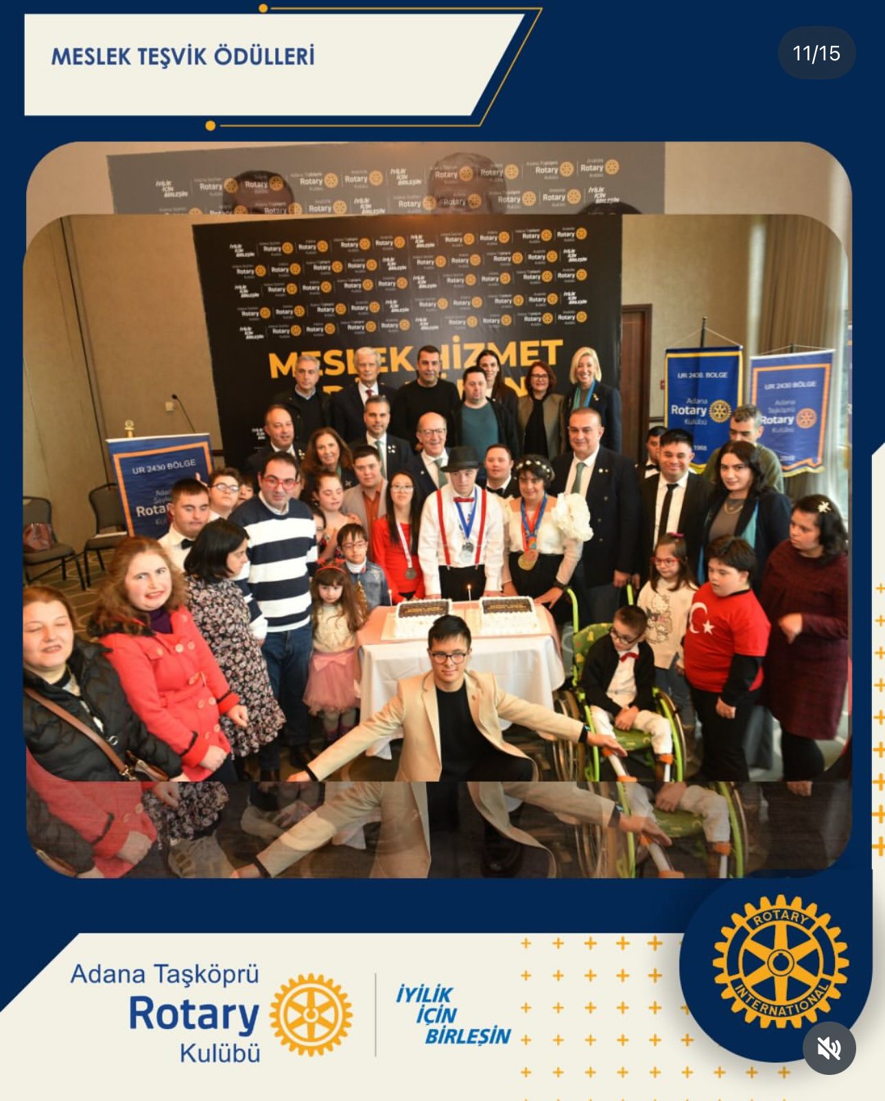Adana Taşköprü Rotary Kulübü Meslek Hizmet Ödülleri