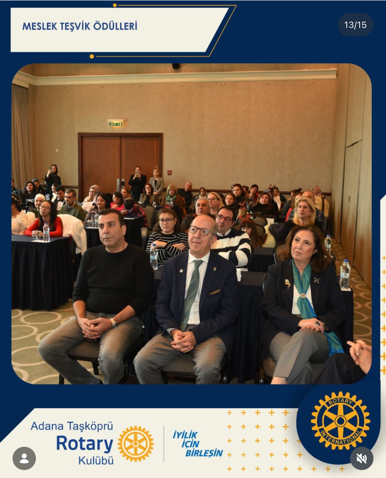 Adana Taşköprü Rotary Kulübü Meslek Hizmet Ödülleri