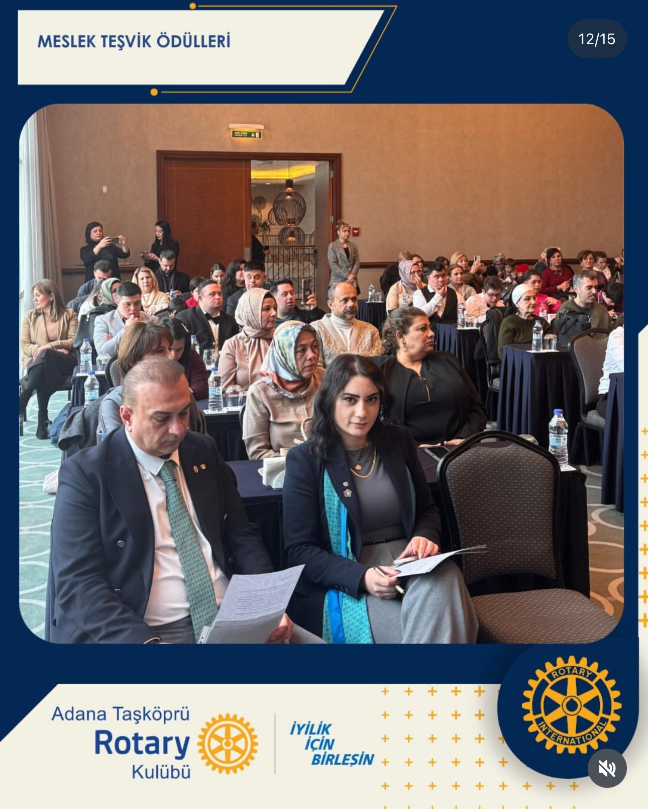 Adana Taşköprü Rotary Kulübü Meslek Hizmet Ödülleri
