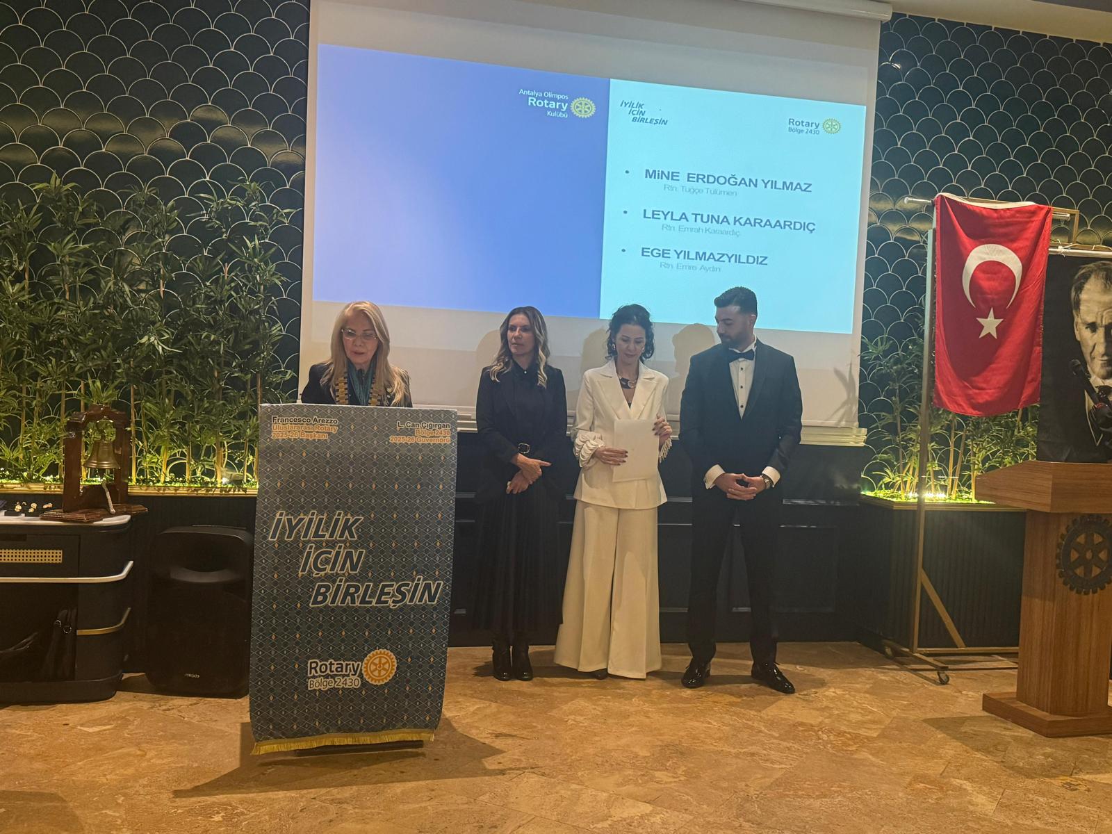 ANTALYA OLİMPOS RK'NE 4 YENİ ÜYENİN ALINMASI