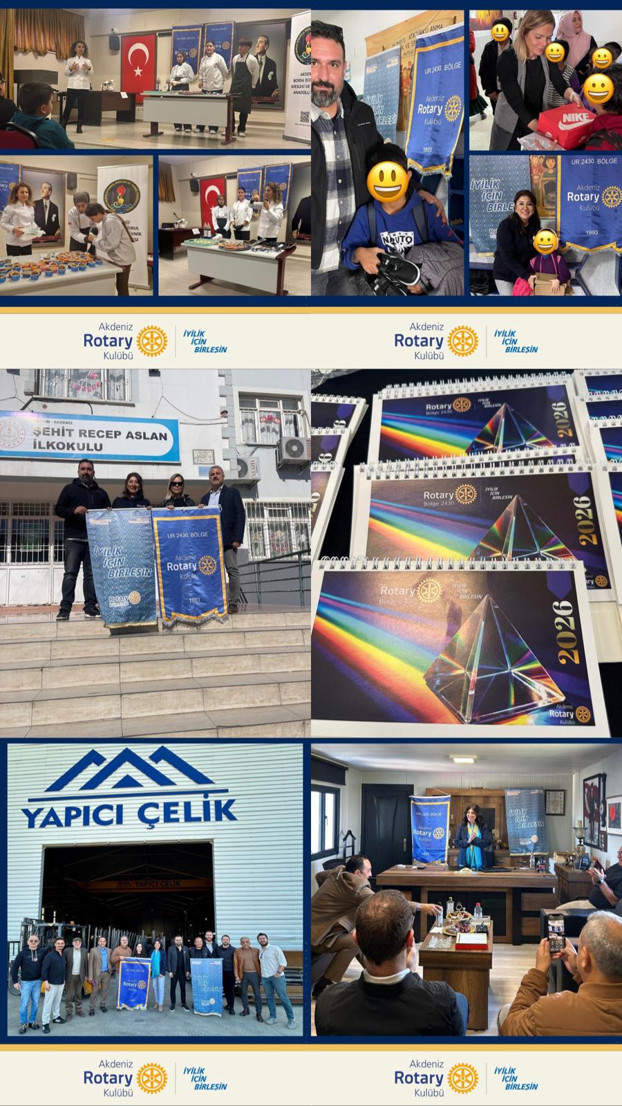 Akdeniz Rotary Kulübü Kurumsal Kimliğin Doğru Kullanılması Projesi