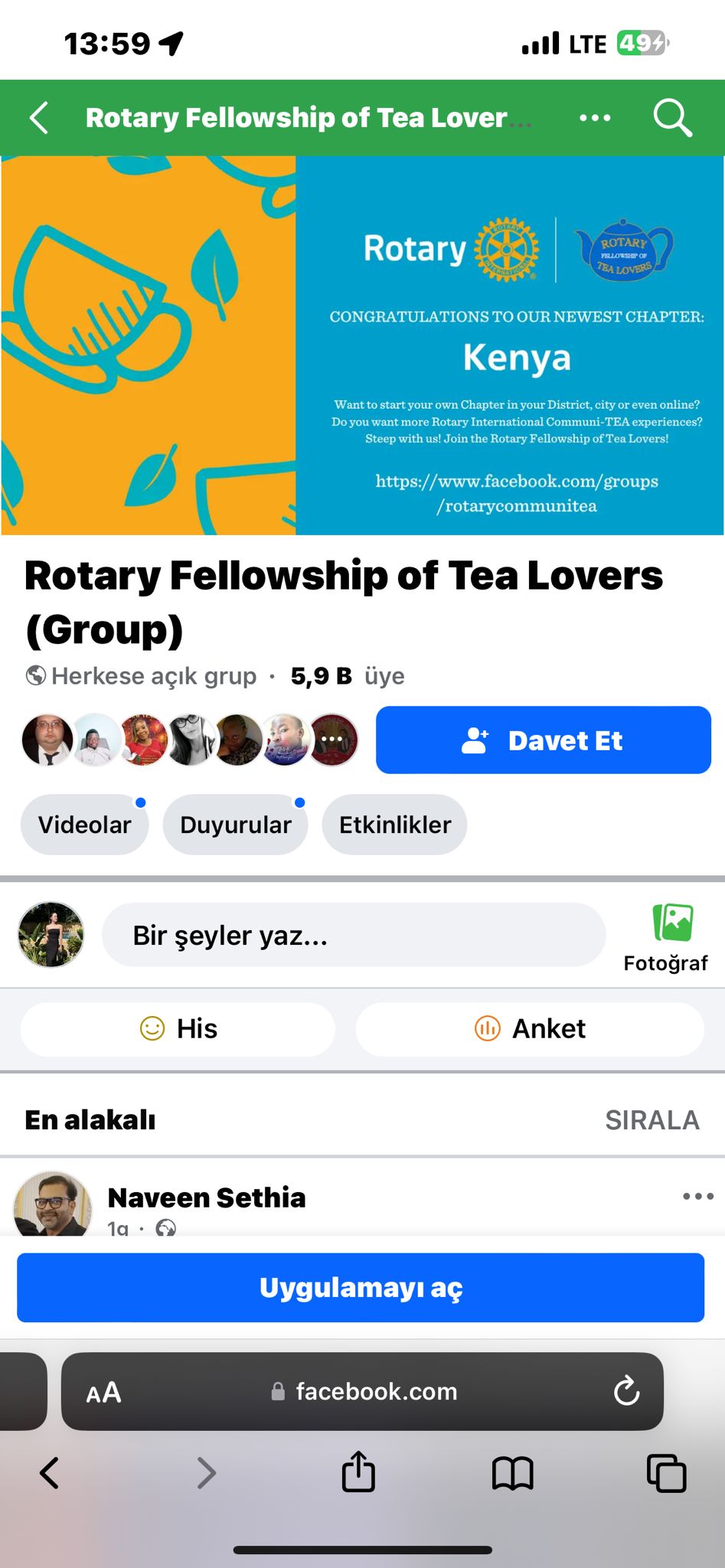 Akdeniz Rotary Kulübü UR Hobi Komitelerine katılım Projesi