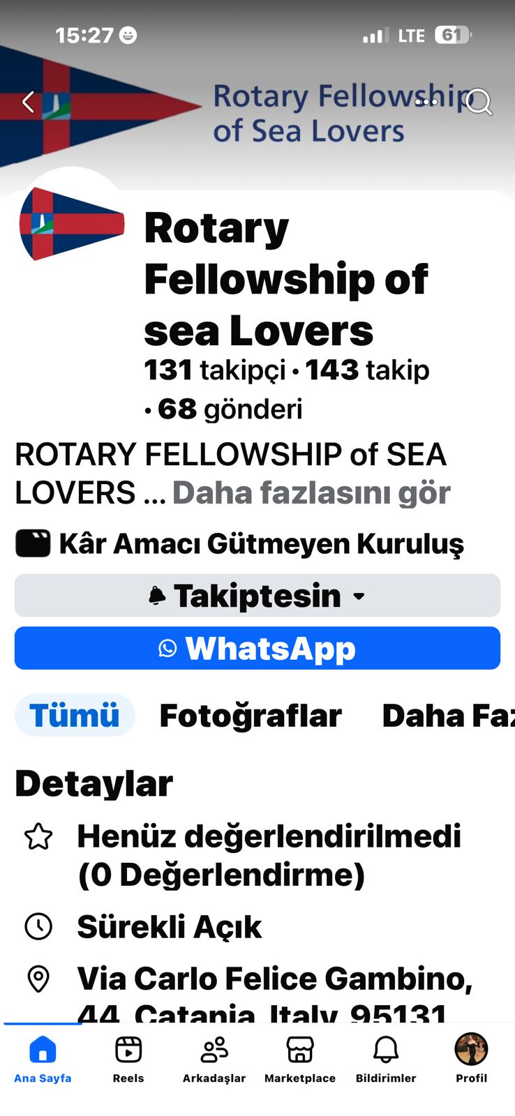 Akdeniz Rotary Kulübü UR Hobi Komitelerine katılım Projesi