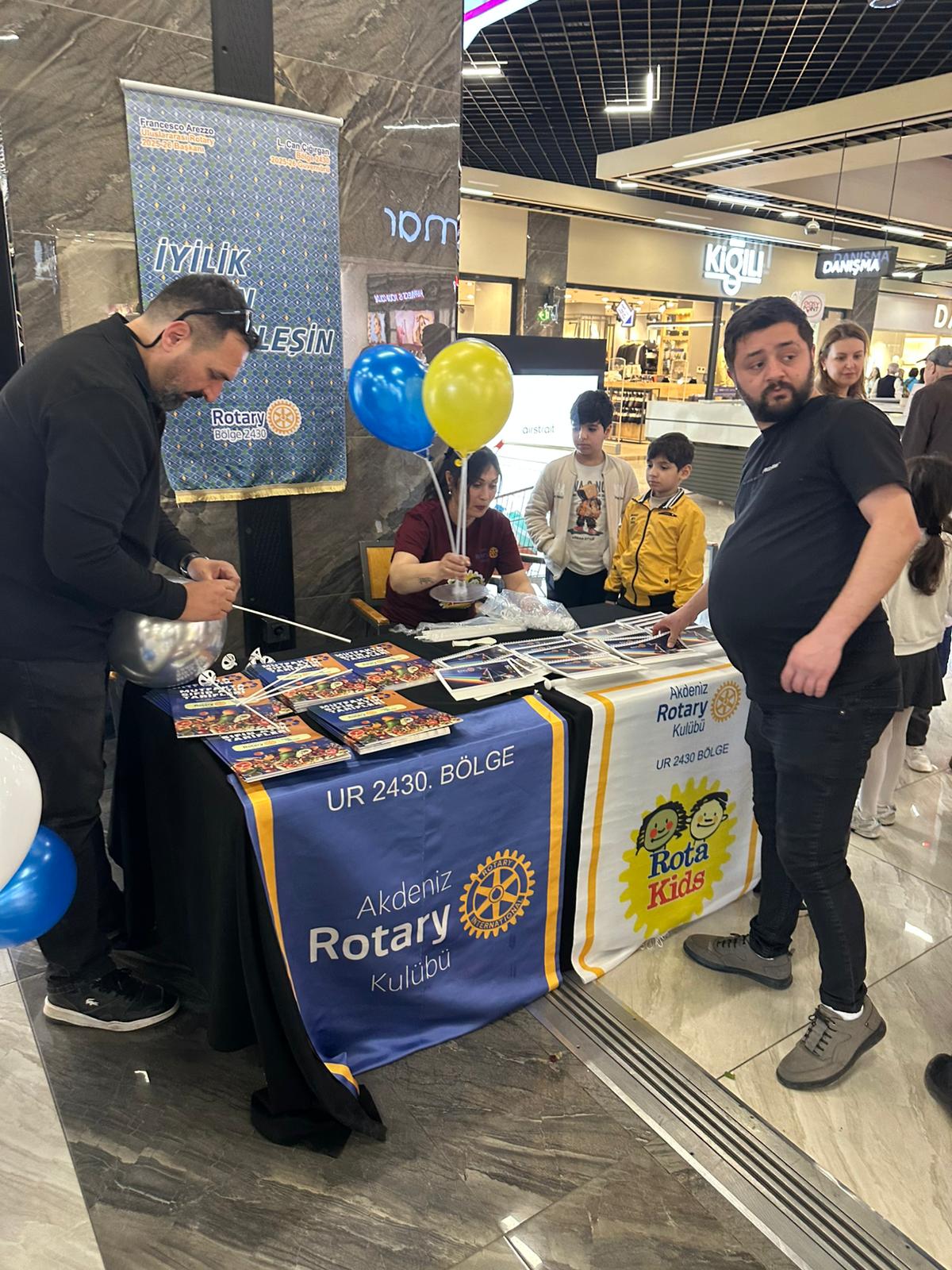 Akdeniz Rotary Kulübü Bölge Görevi Rotary Day Projesi
