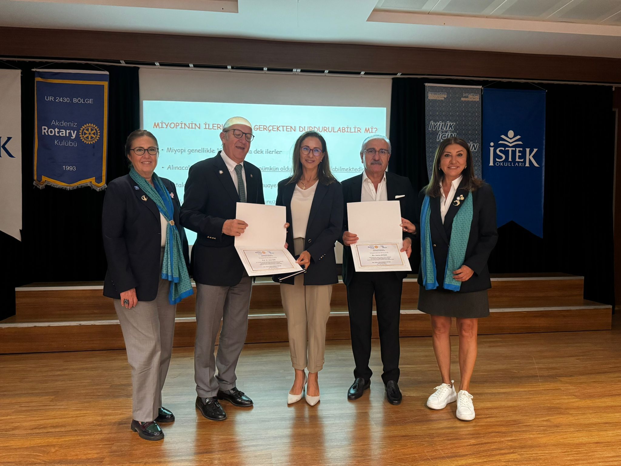 Akdeniz Rotary Kulübü Göz Sağlığı Projesi