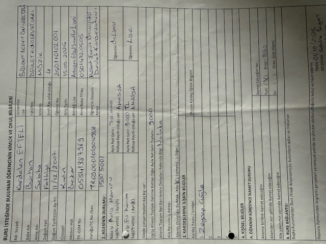 Konservatuar öğrencisine Burs Desteği