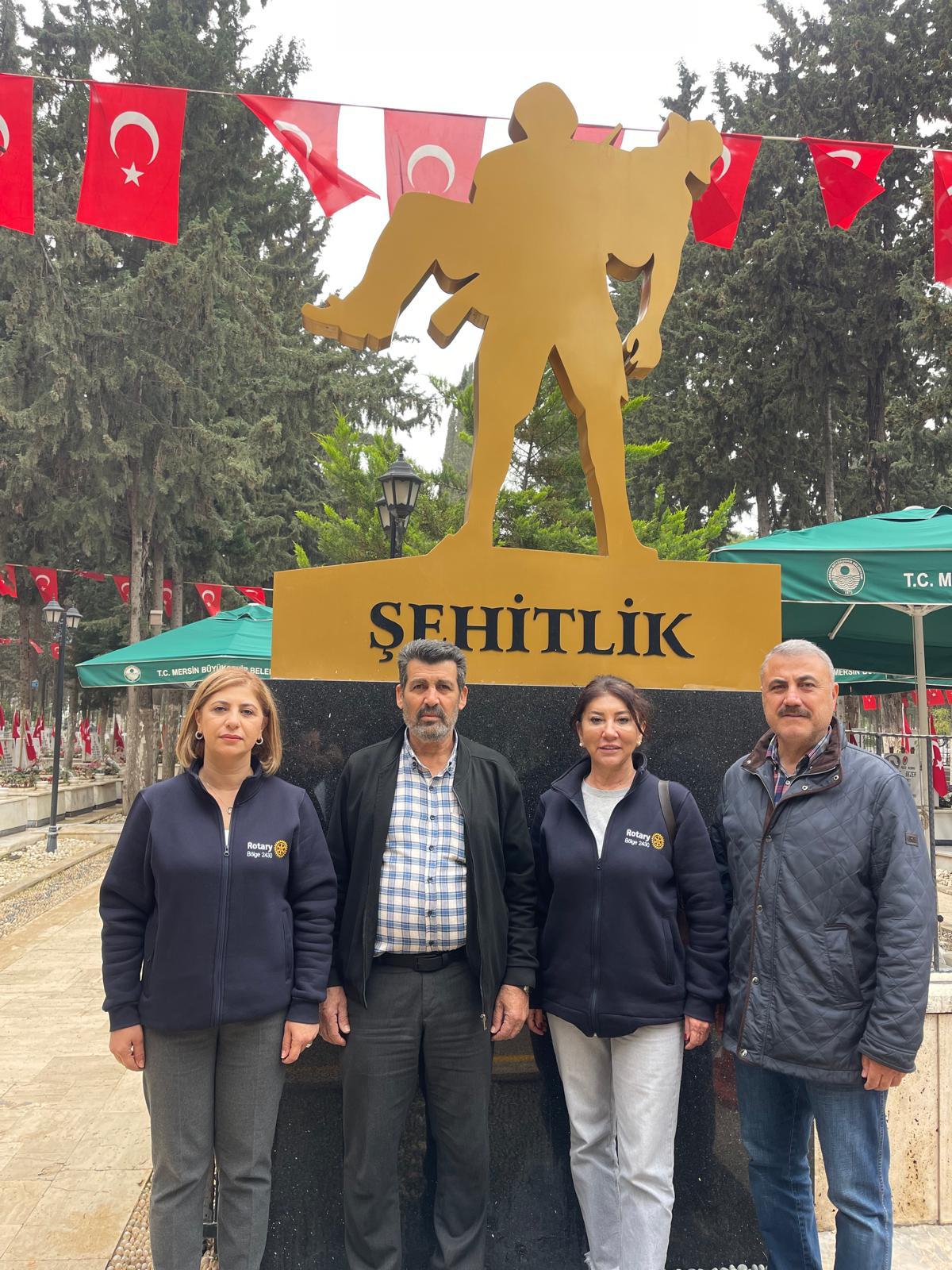 Mersin Kızkalesi Rotary Kulübü Adınız Tarihte Yeriniz Kalbimizde Projesi