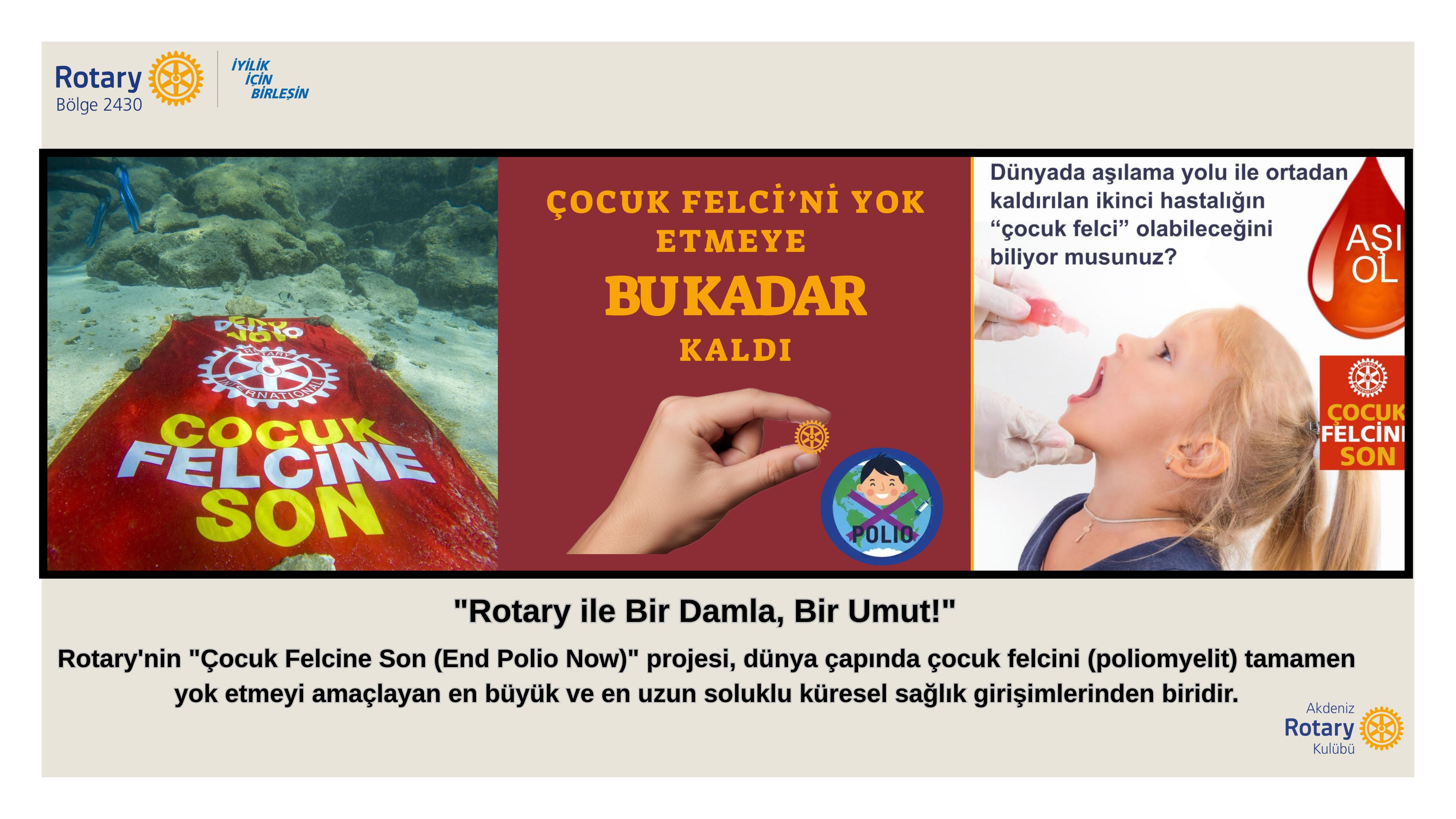 Akdeniz Rotary Kulübü Masa Takvimi Projesi