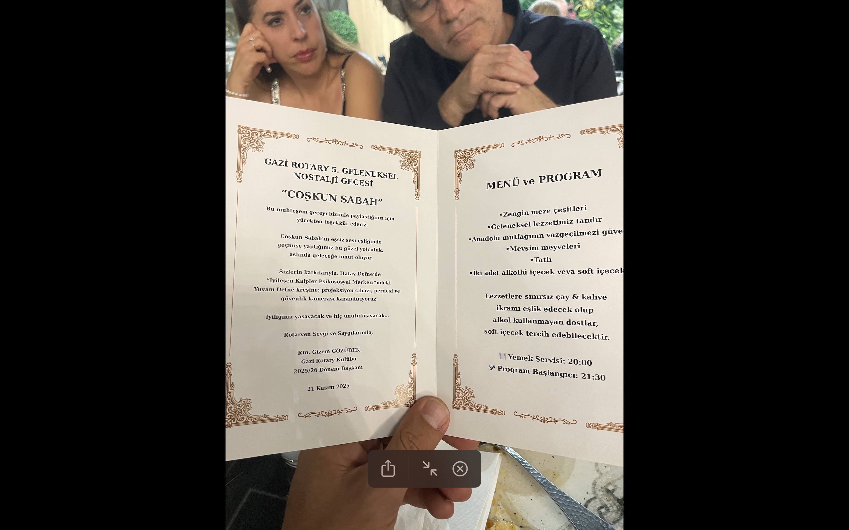 GAZİ ROTARY 5.GELENEKSEL NOSTALJİ GECESİ - UZAT ELİNİ