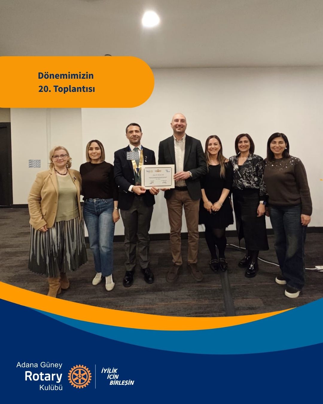 Adana Güney Rotary Kulübü Dönemimizin 20. Toplantısı