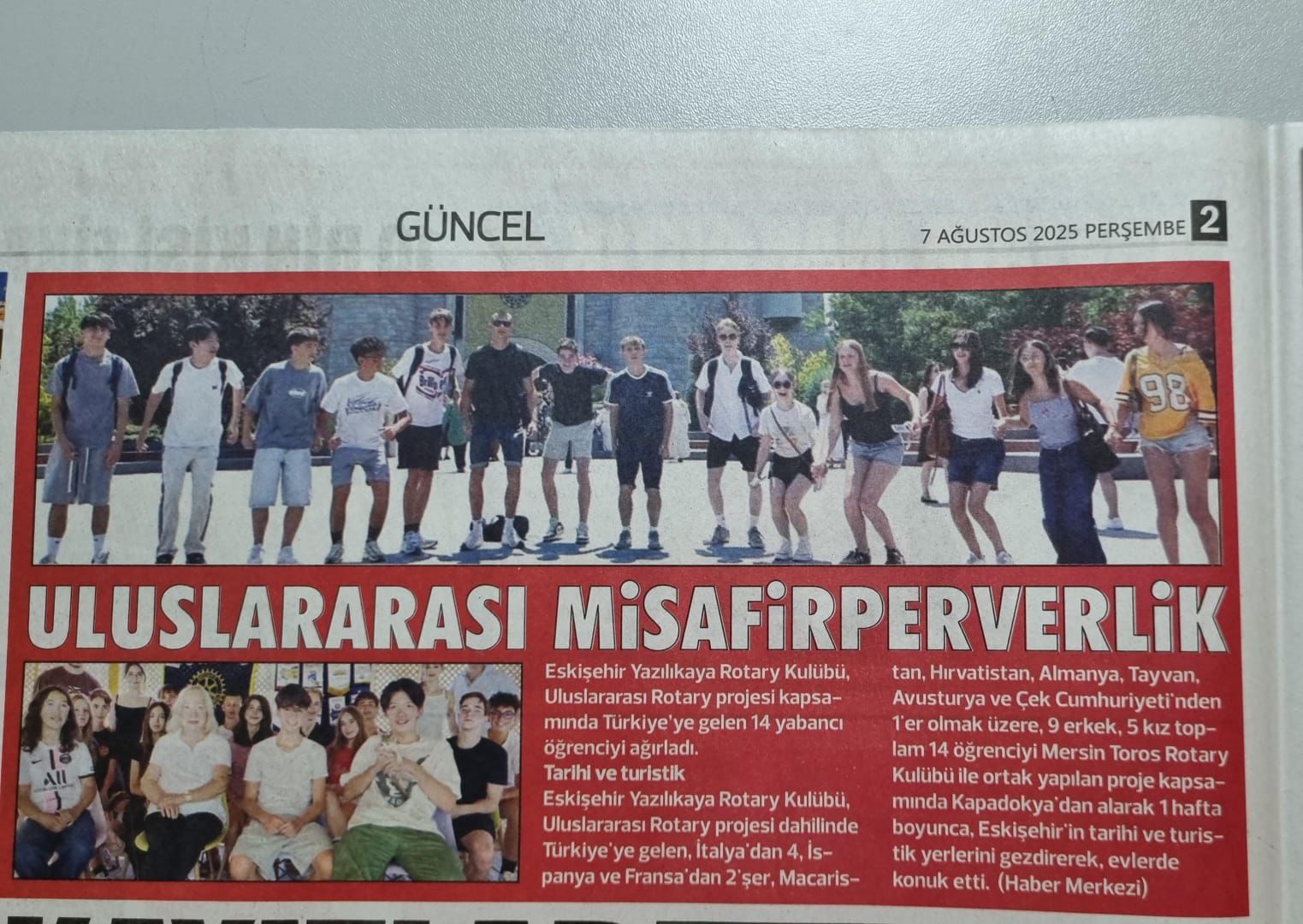 Kısa Dönem Gençlik Değişim Kampı