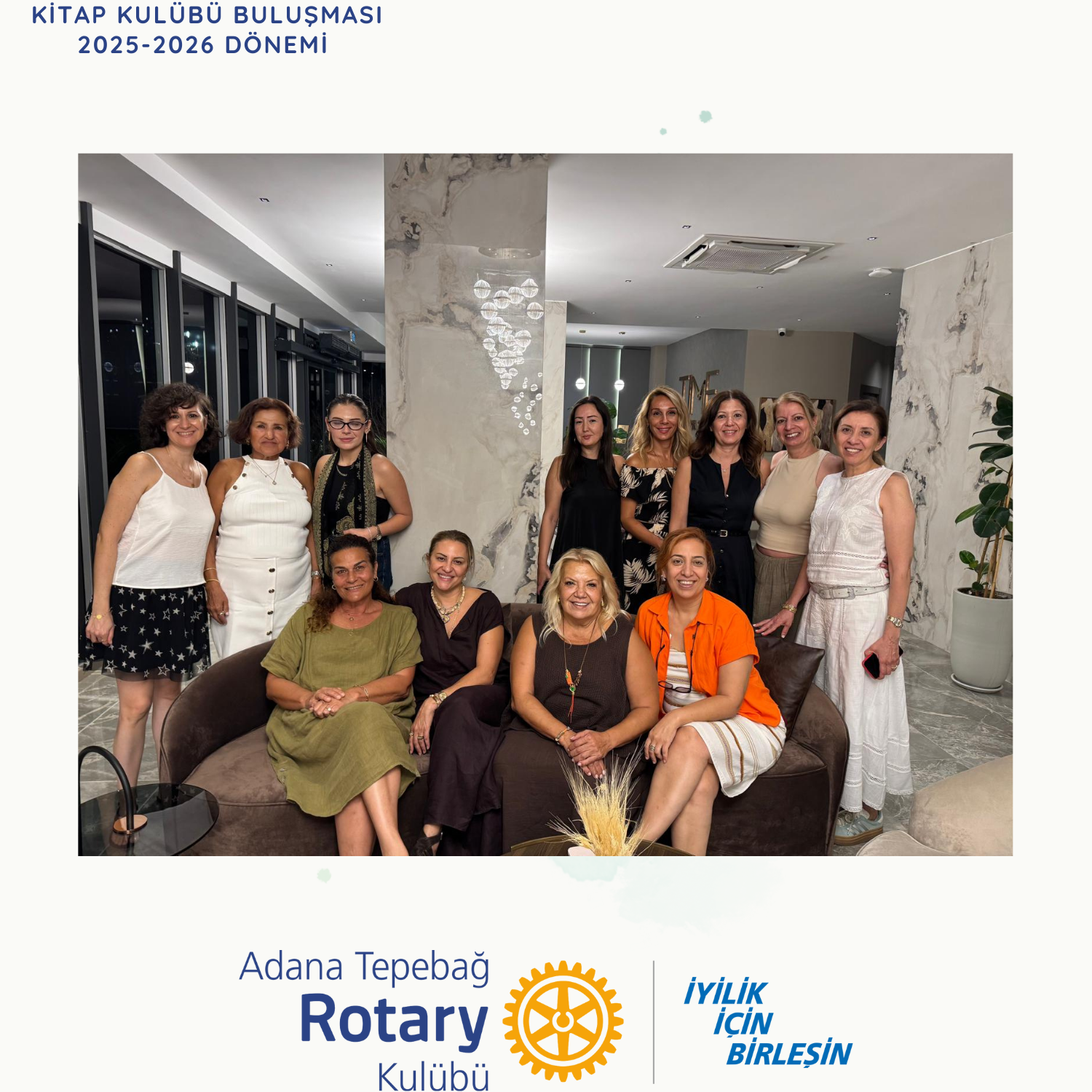 Adana Tepebağ Rotary Kitap Kulübü Buluşması
