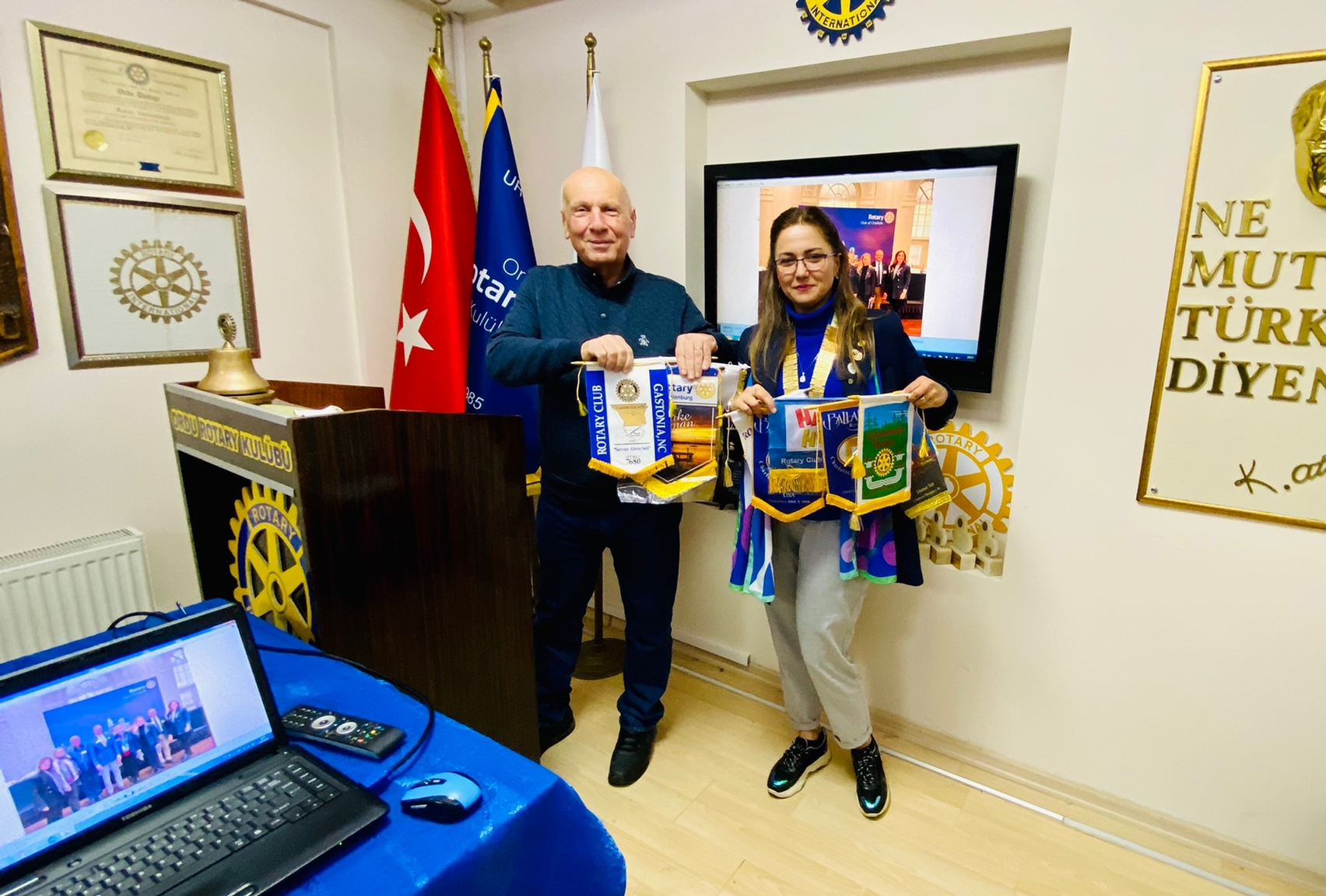 ORDU ROTARY KULÜBÜ 1927. TOPLANTISINI GERÇEKLEŞTİRDİ.