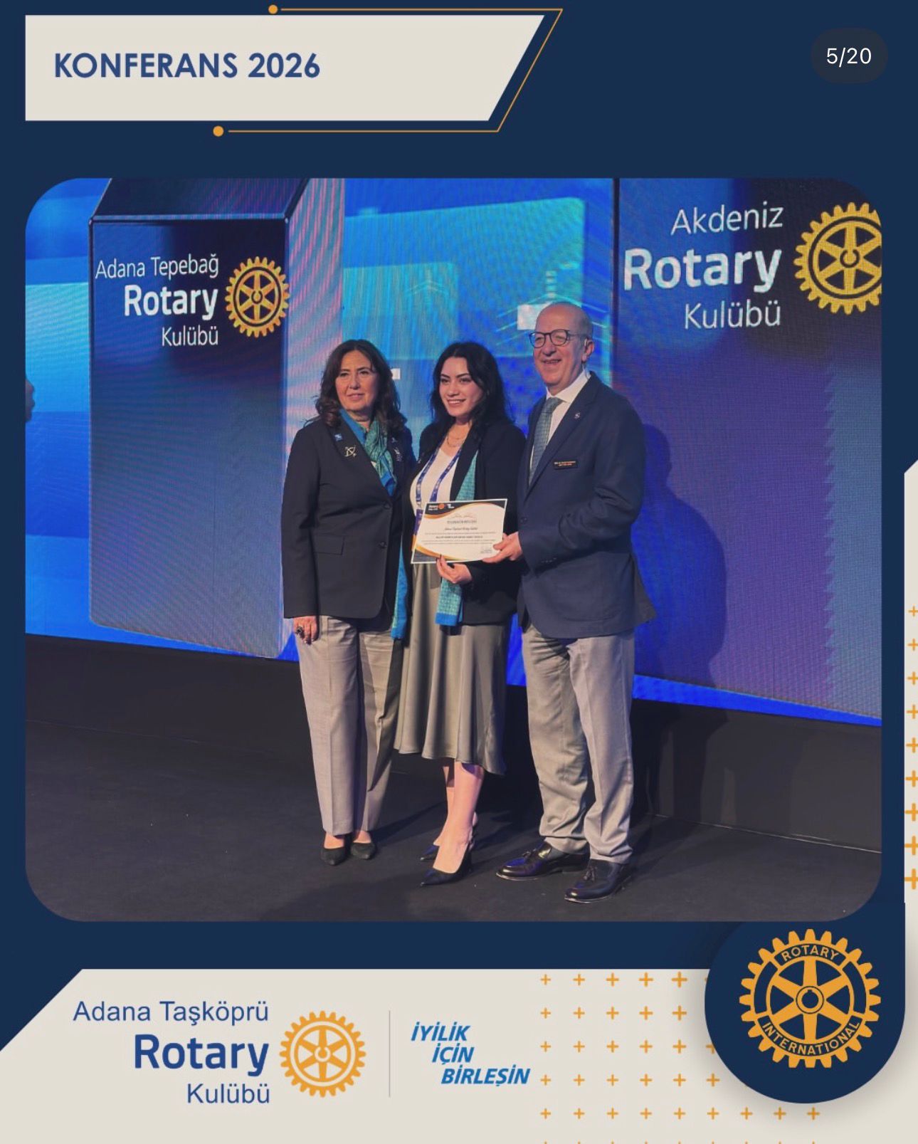 ADANA TAŞKÖPRÜ ROTARY KULÜBÜ 2430 BÖLGE KONFERANSI