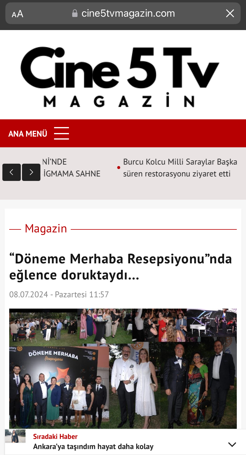 “Döneme Merhaba Resepsiyonu”nda eğlence doruktaydı...