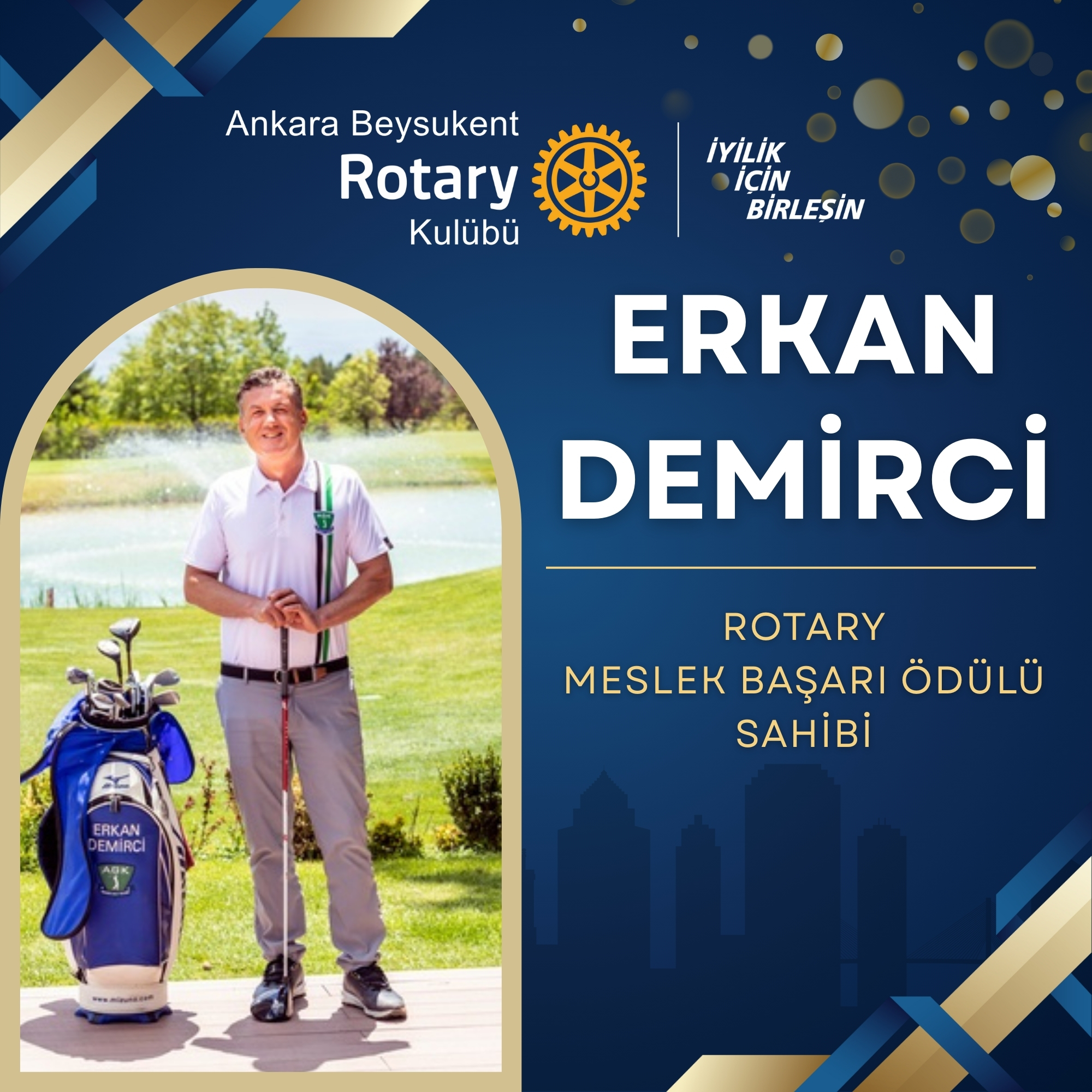 Beysukent RK'den Erkan Demirci'ye Meslek Başarı Ödülü