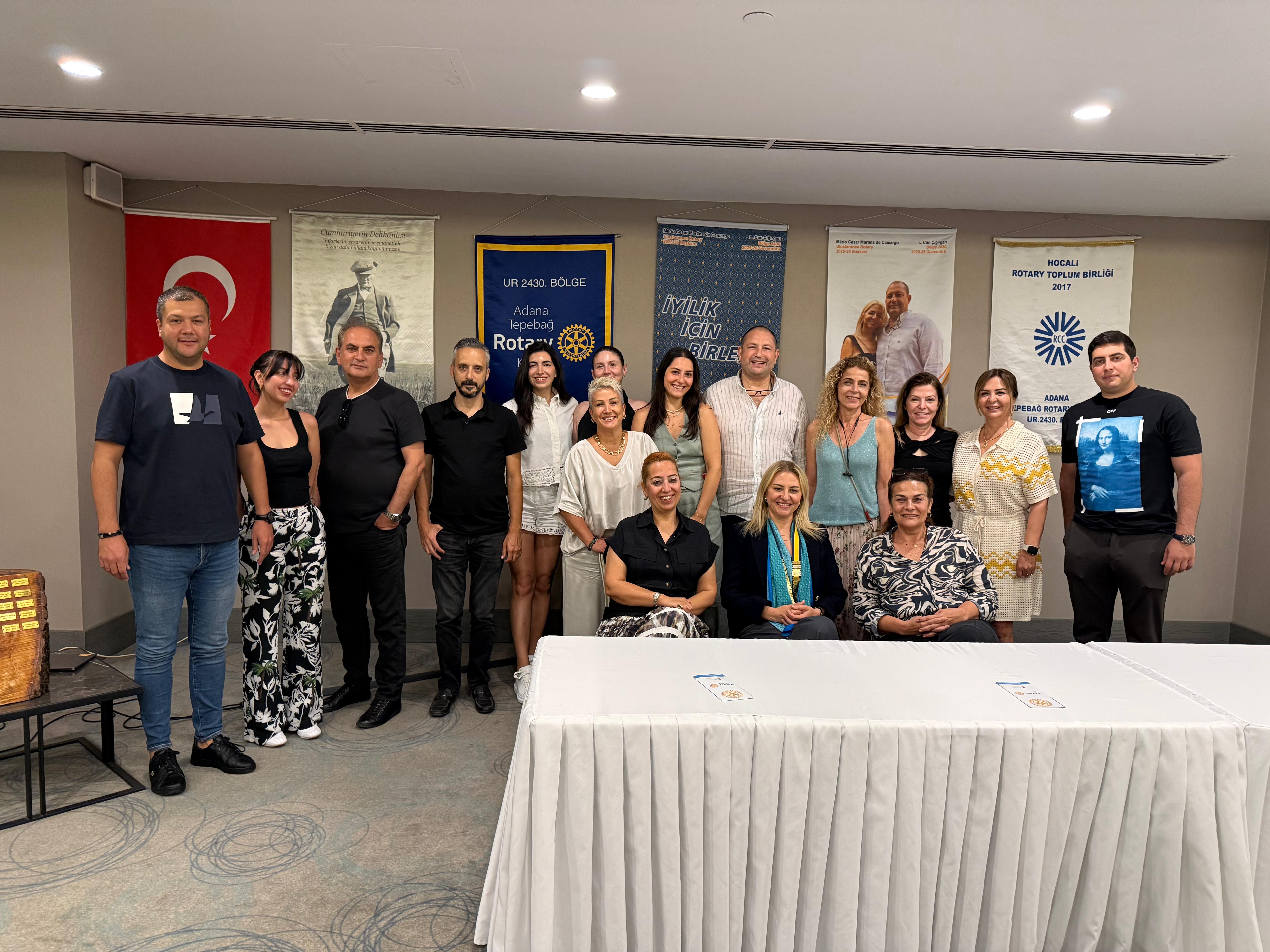 Adana Tepebağ Rotary Kulübü İlk Toplantısını Gerçekleştirdi