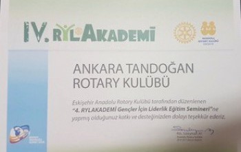 4. RYLA AKADEMİ KATILIMCI